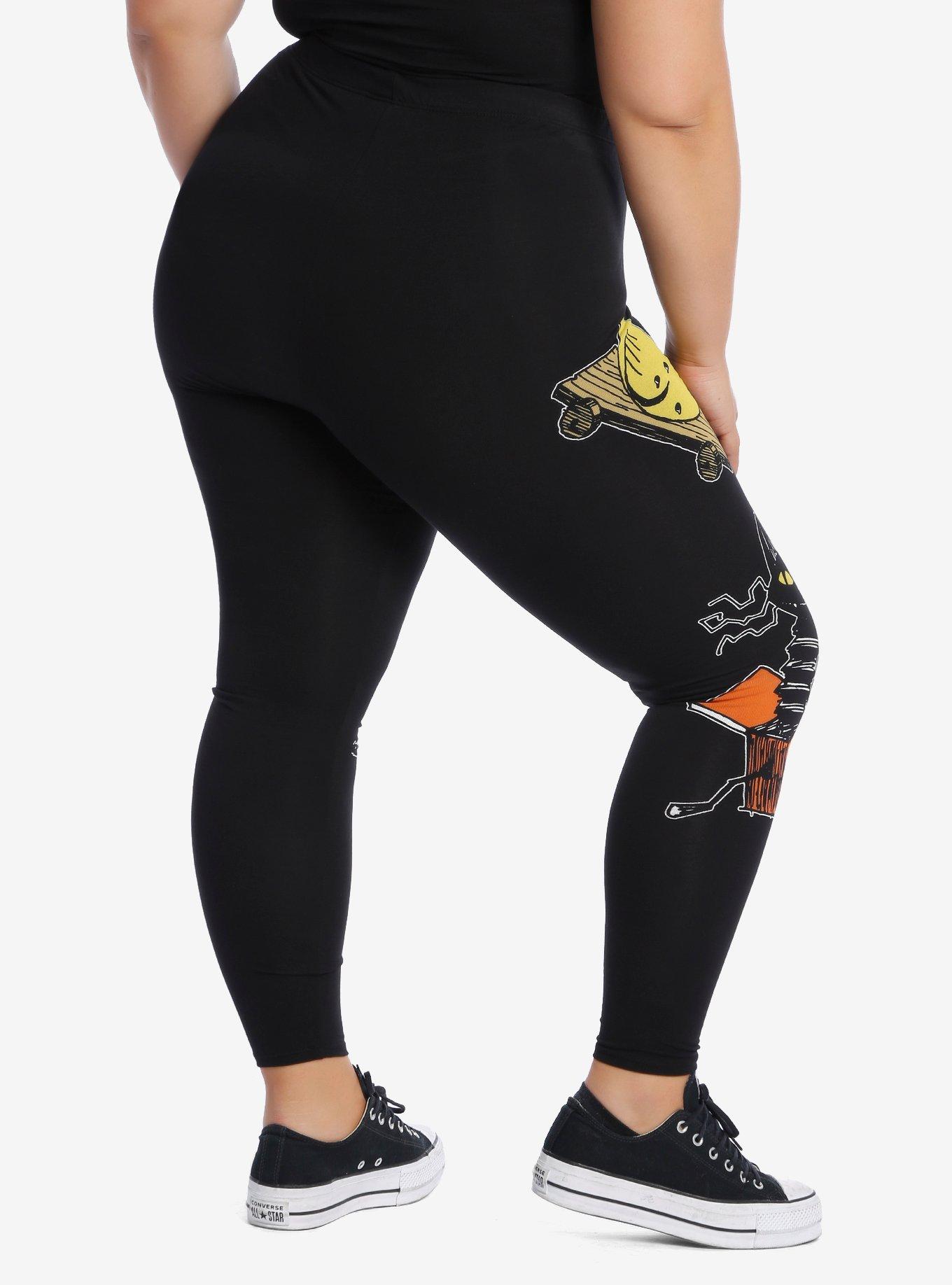 The Nightmare Before Christmas Toys Leggings Plus Size, BLACK, alternate