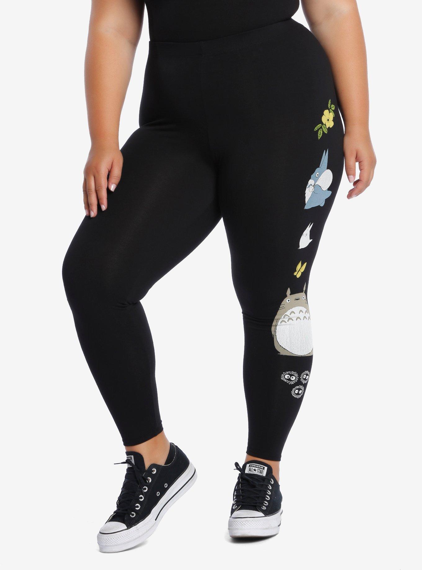 Studio Ghibli My Neighbor Totoro Icon Leggings Plus Size, , hi-res