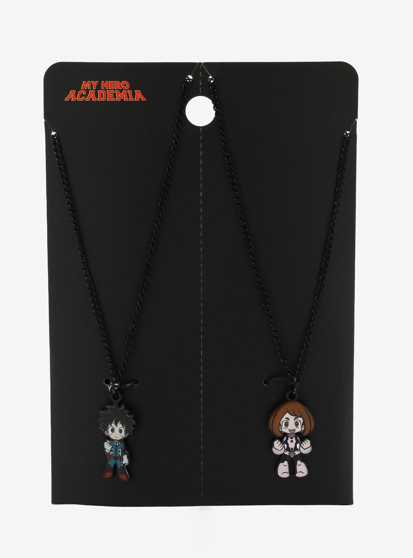 My Hero Academia Deku & Ochaco Best Friend Necklace Set, , alternate