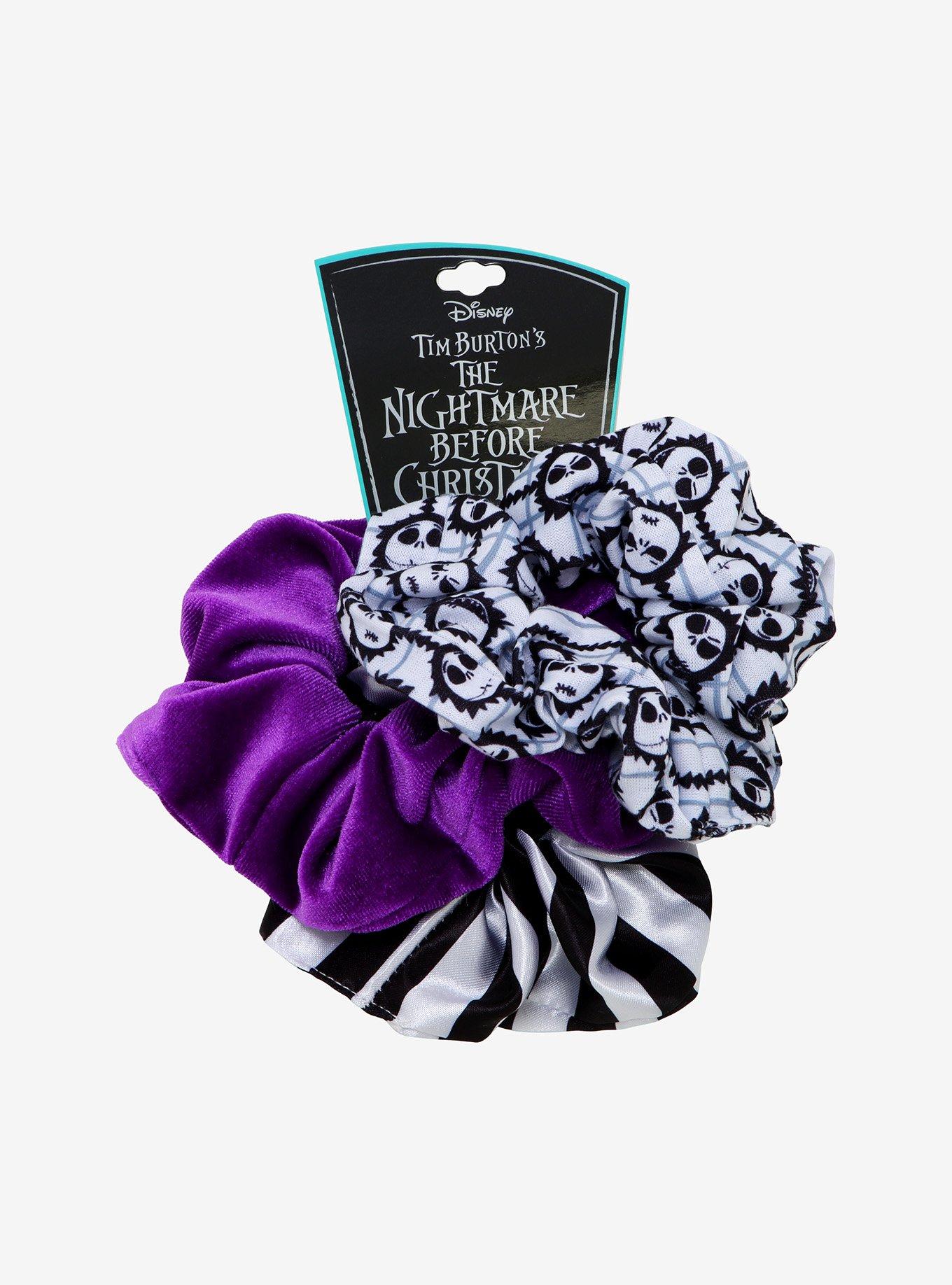 The Nightmare Before Christmas Jack Stripe Scrunchie Set, , alternate