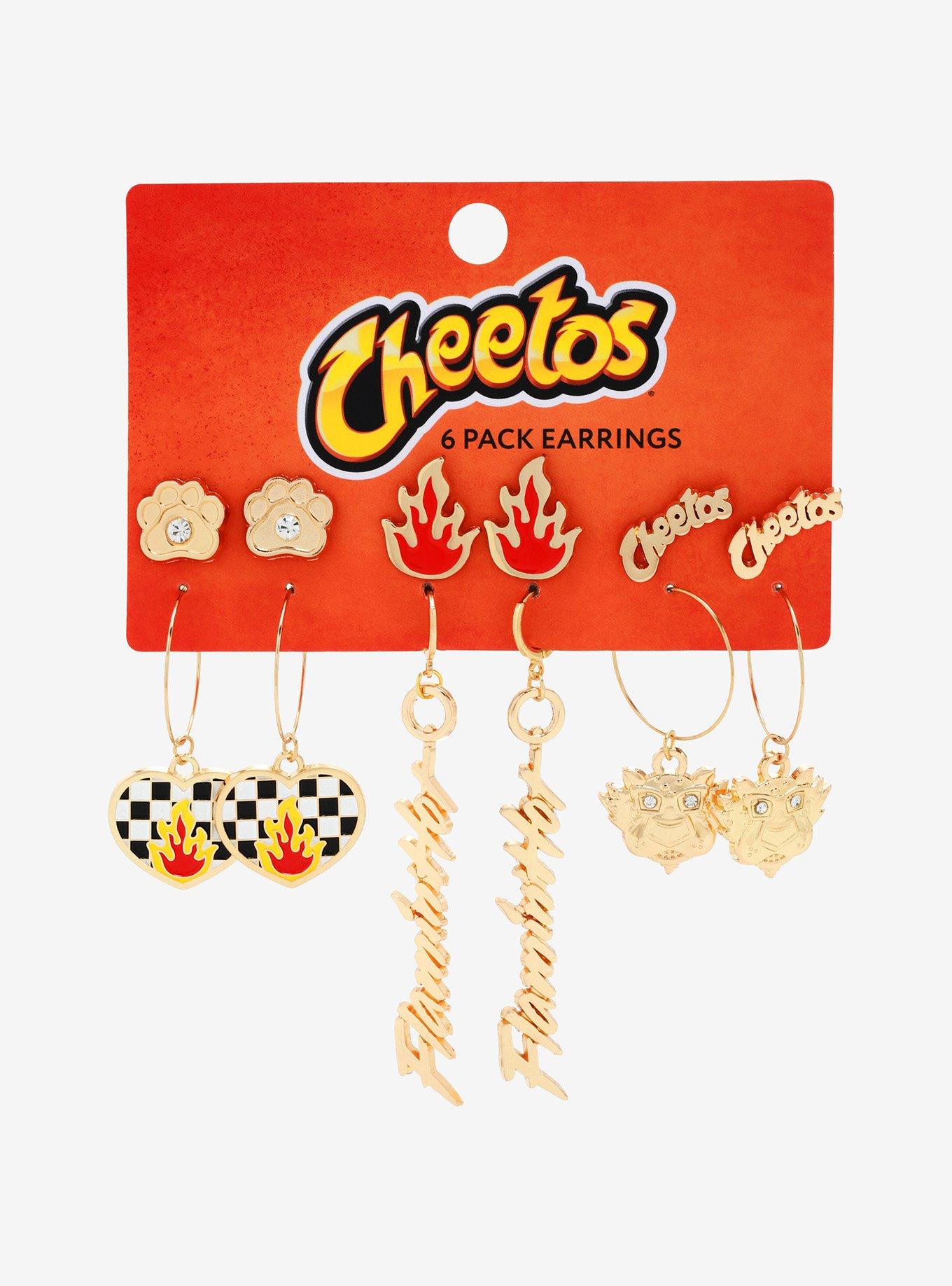 Mini Bag of Cheetos Earrings