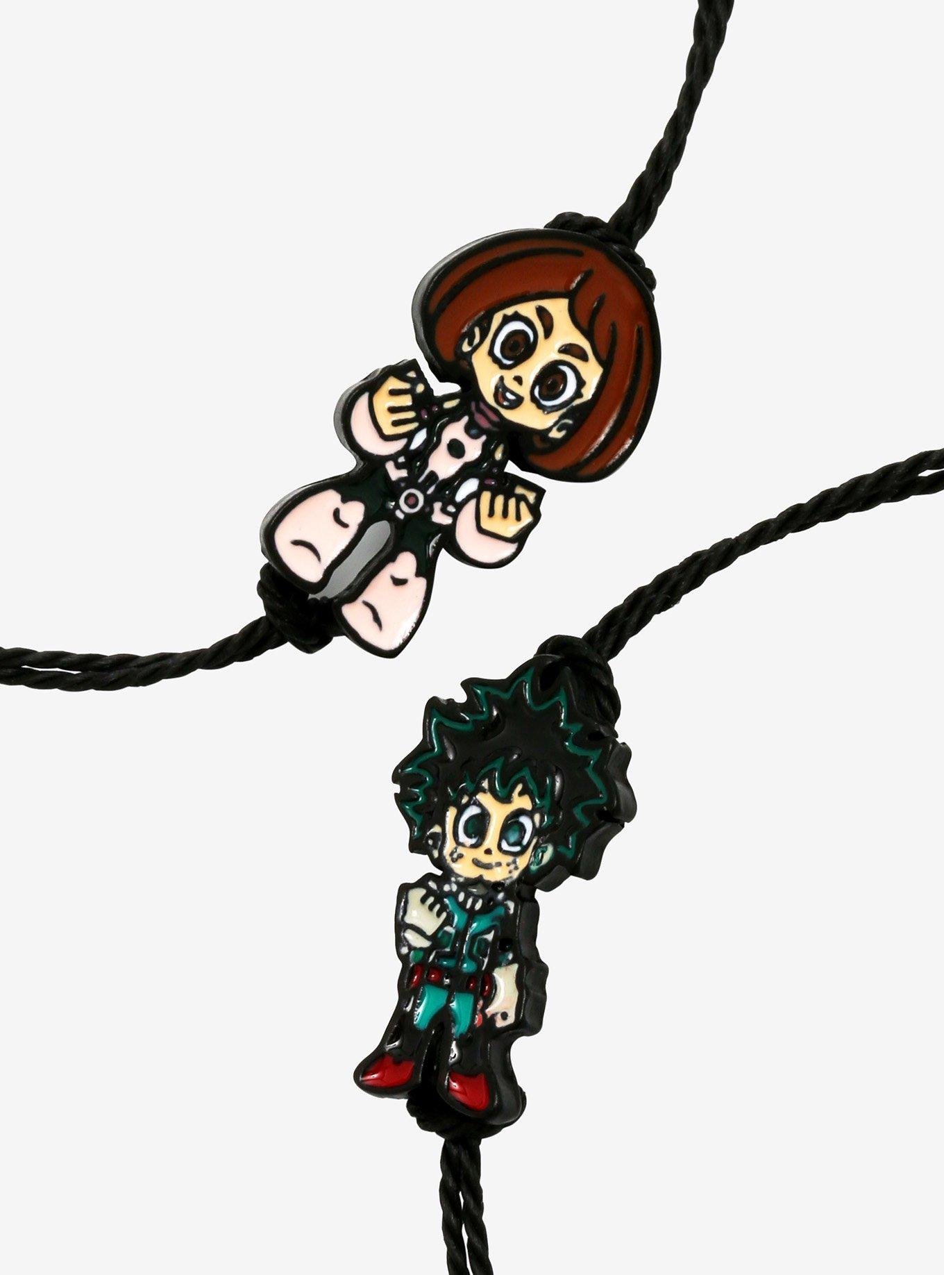 My Hero Academia Deku & Ochaco Best Friend Cord Bracelet Set, , alternate