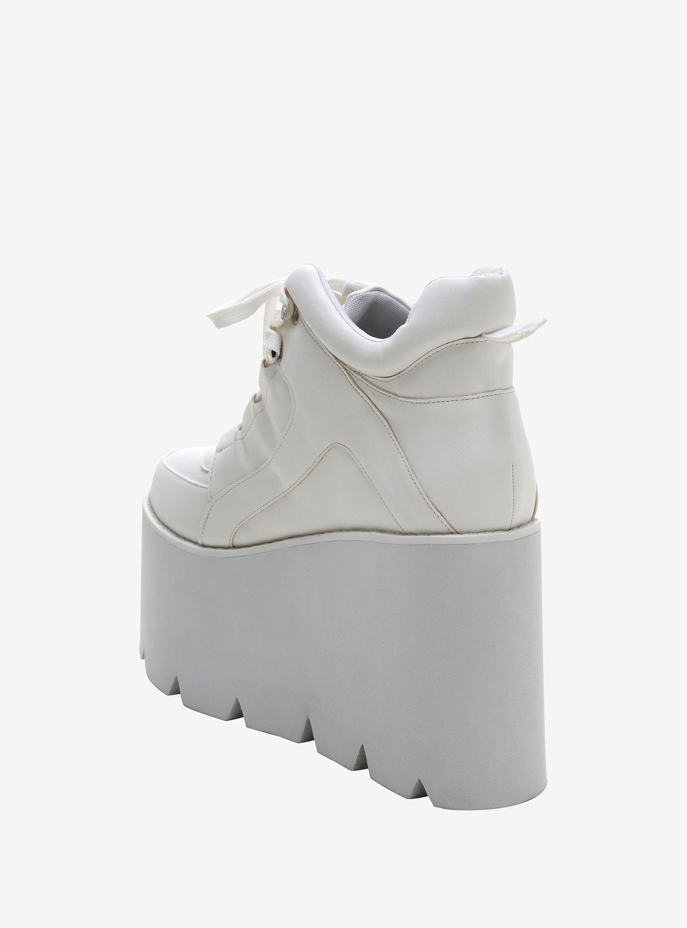 White Platform Booties, MULTI, alternate