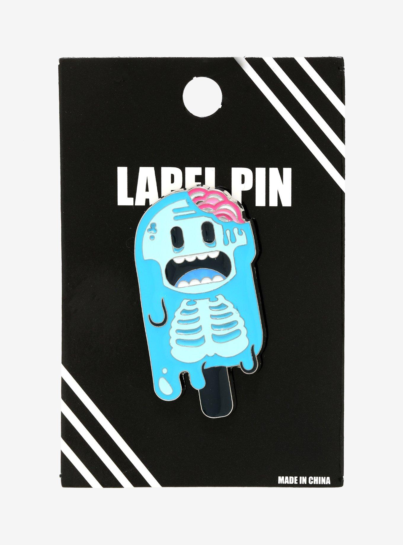 Zombie Popsicle Enamel Pin, , alternate