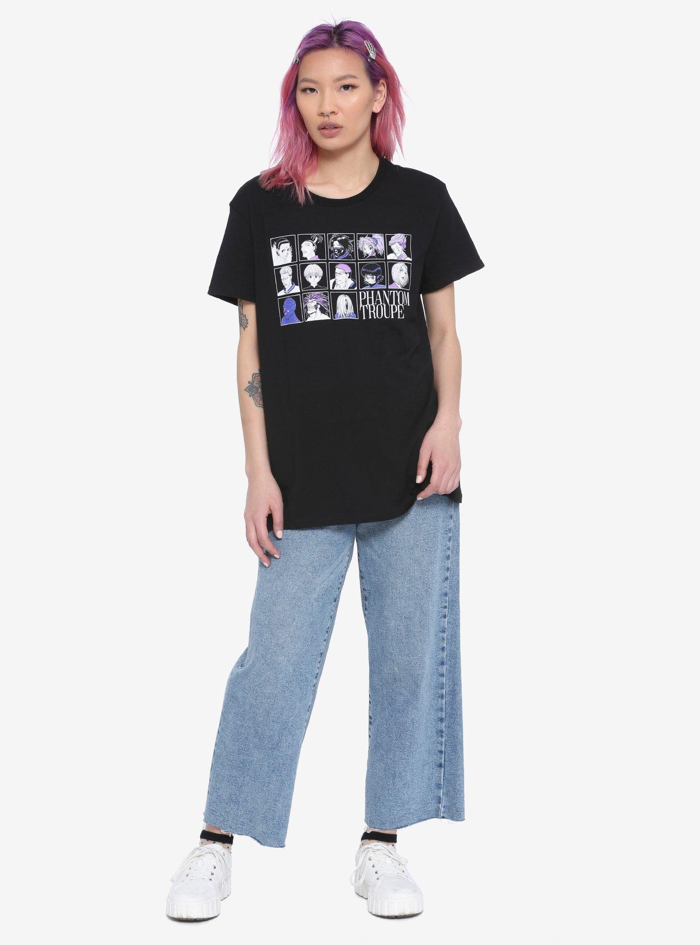 Hunter X Hunter Phantom Troupe Boyfriend Fit Girls T-Shirt, MULTI, alternate