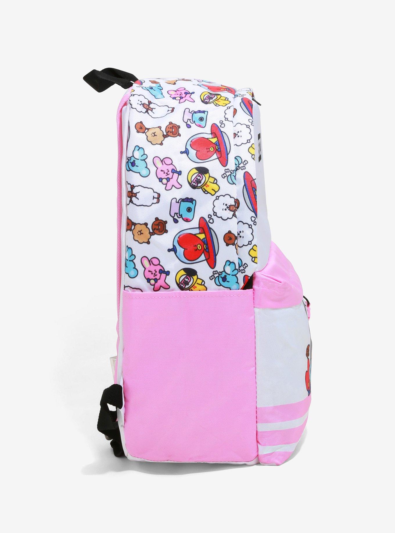 BT21 Pink Characters Backpack, , alternate