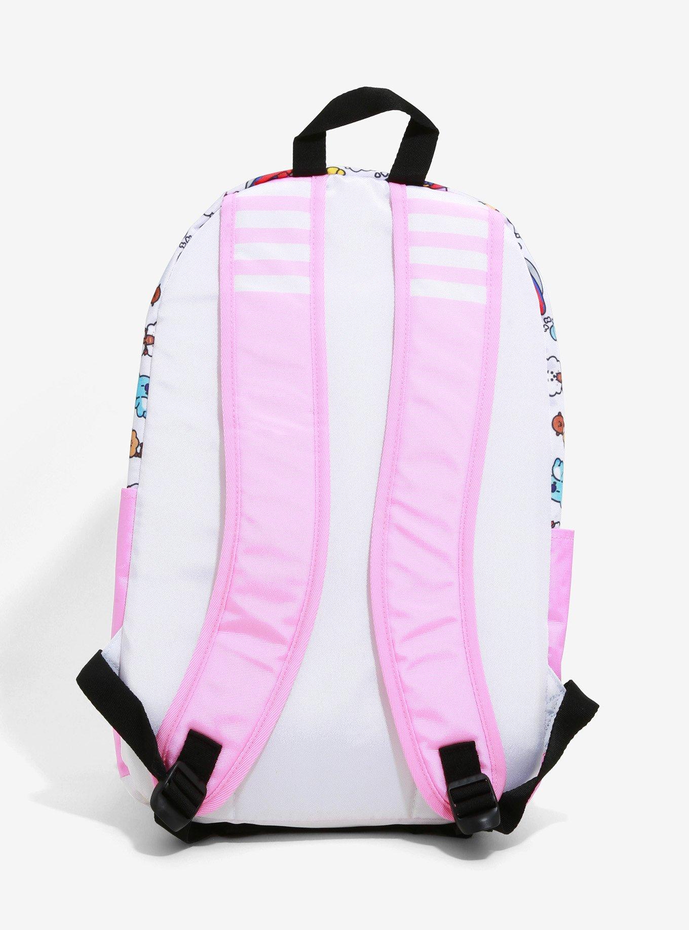 BT21 Pink Characters Backpack, , alternate