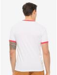 Taco Bell Retro Logo Ringer T-Shirt - BoxLunch Exclusive, WHITE, alternate