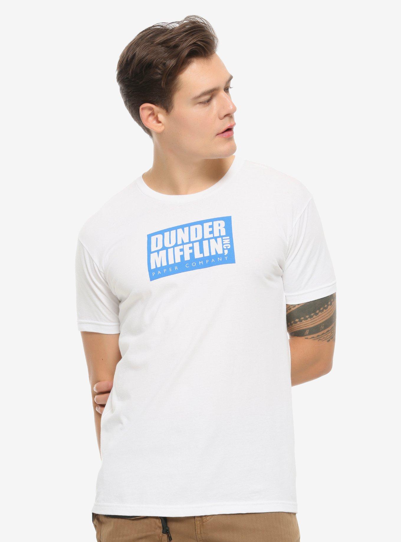 The Office Dunder Mufflin Building T-Shirt - BoxLunch Exclusive, WHITE, alternate