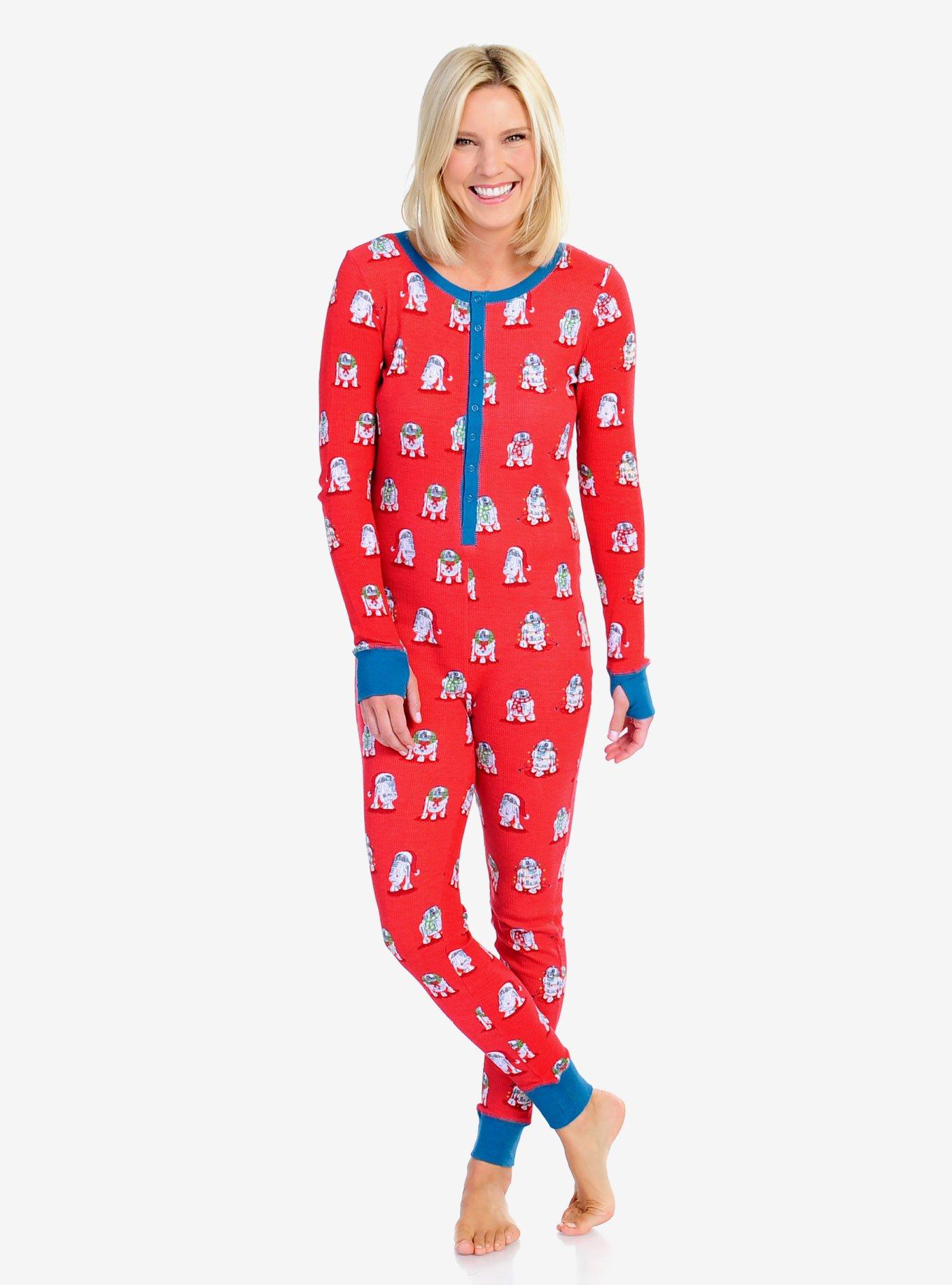 Star Wars R2D2 Winter Thermal Onesie, RED, alternate