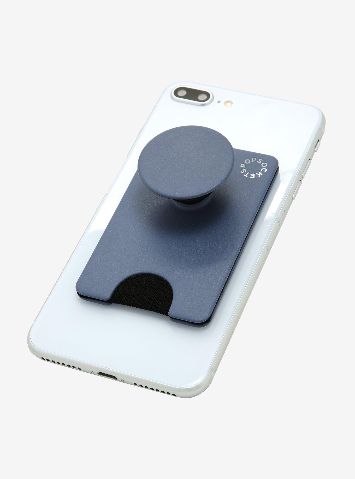 PopSockets PopWallet Plus Shadow Blue Phone Wallet Grip & Stand, , alternate