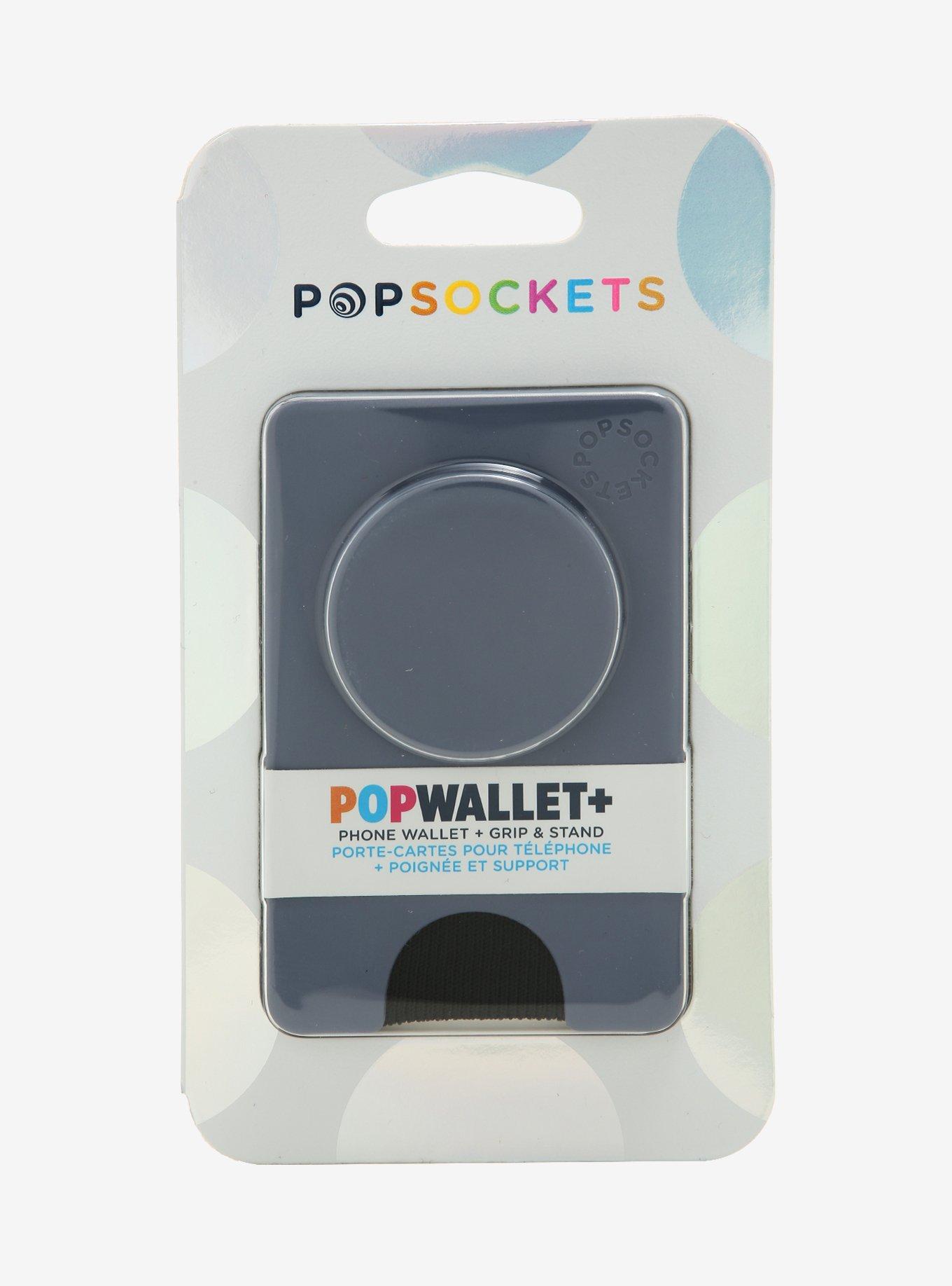 PopSockets PopWallet Plus Shadow Blue Phone Wallet Grip & Stand, , alternate