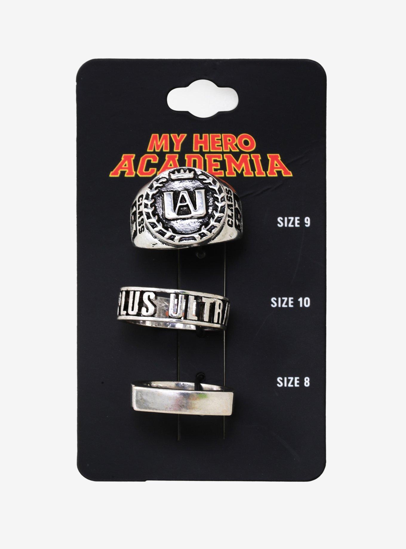 My Hero Academia U.A. High Plus Ultra Ring Pack - BoxLunch Exclusive, , alternate