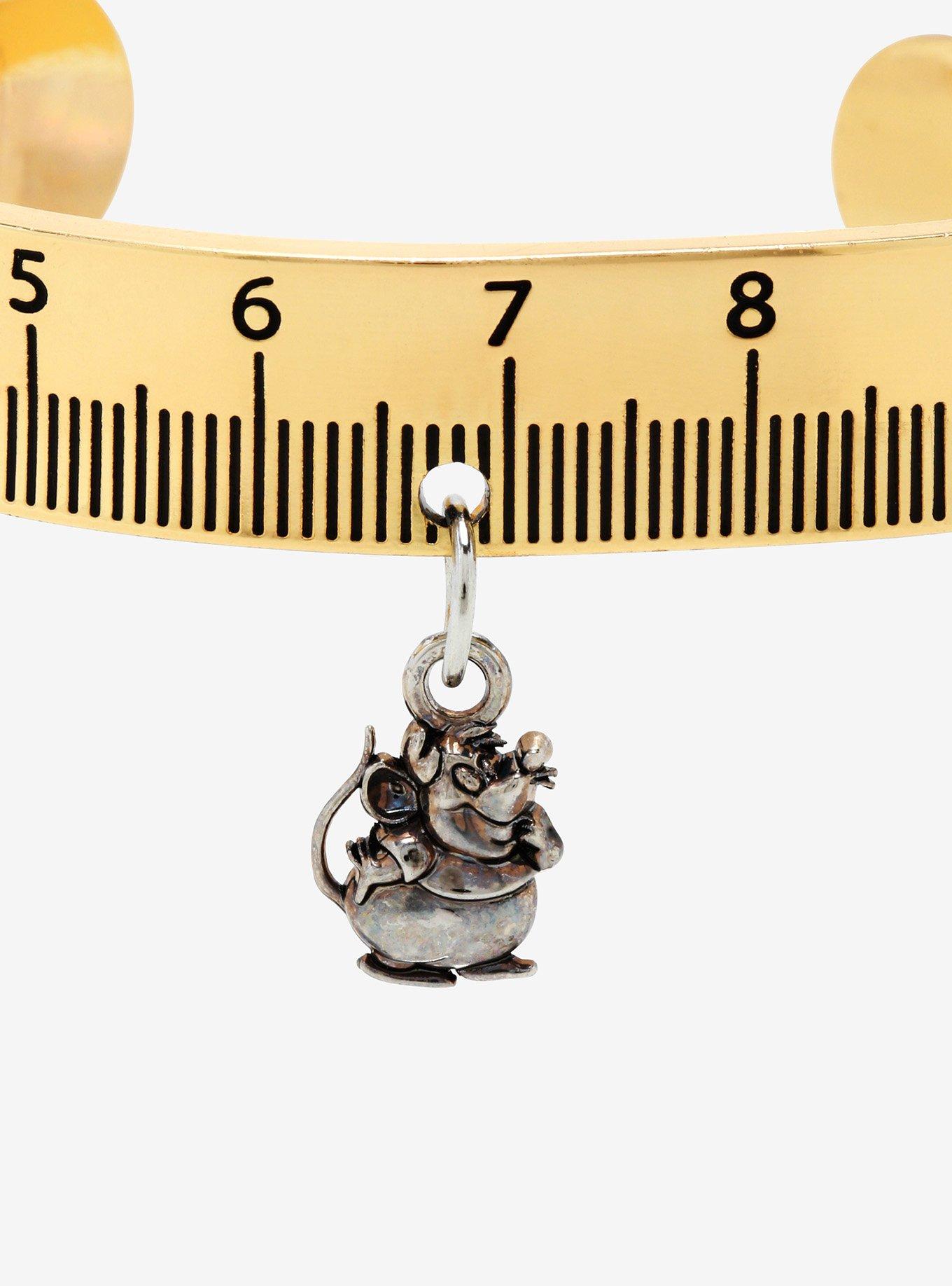 Disney Princess Cinderella Measuring Tape Cuff Bracelet - BoxLunch Exclusive, , alternate