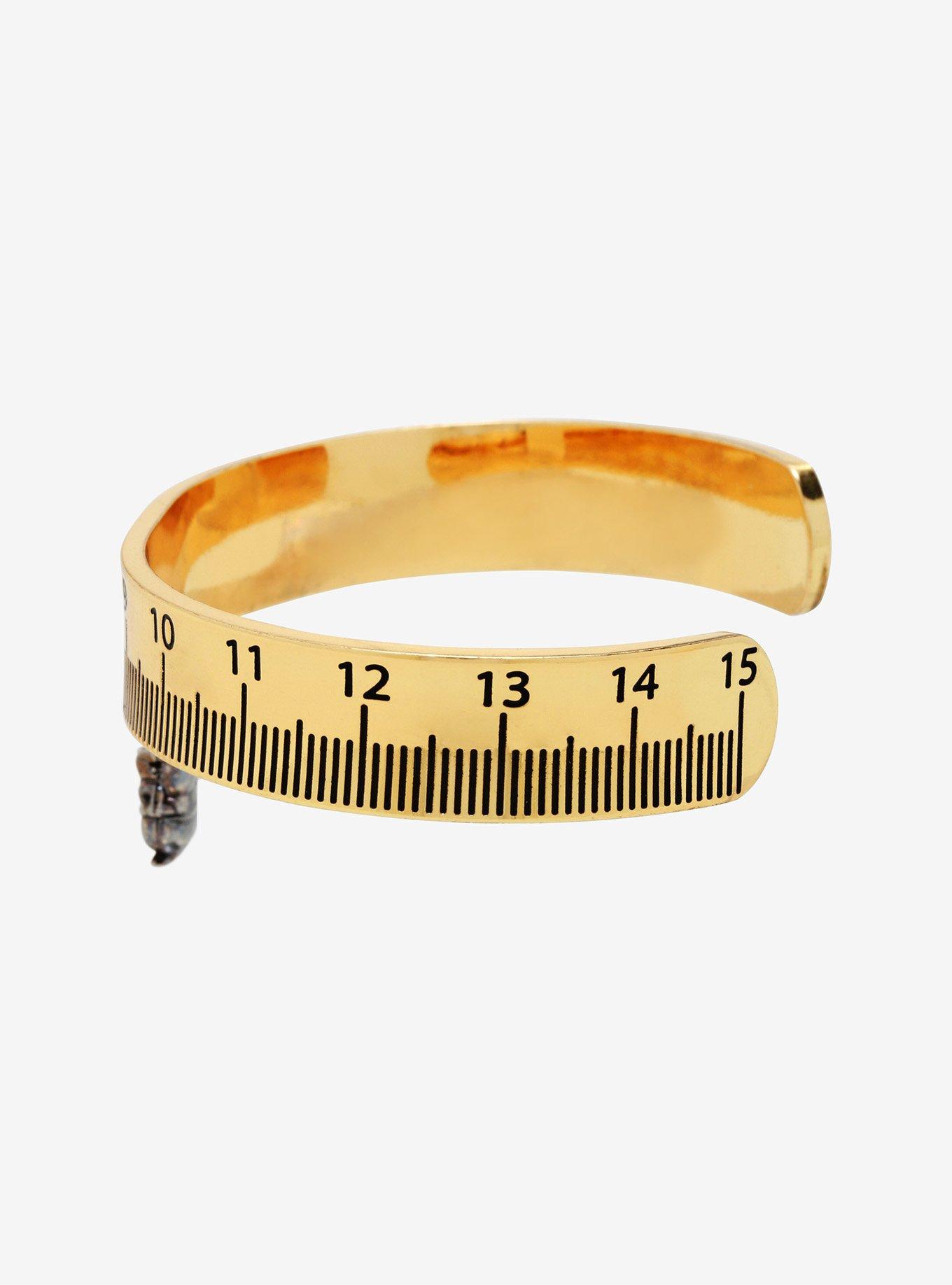 Disney Princess Cinderella Measuring Tape Cuff Bracelet - BoxLunch Exclusive, , alternate