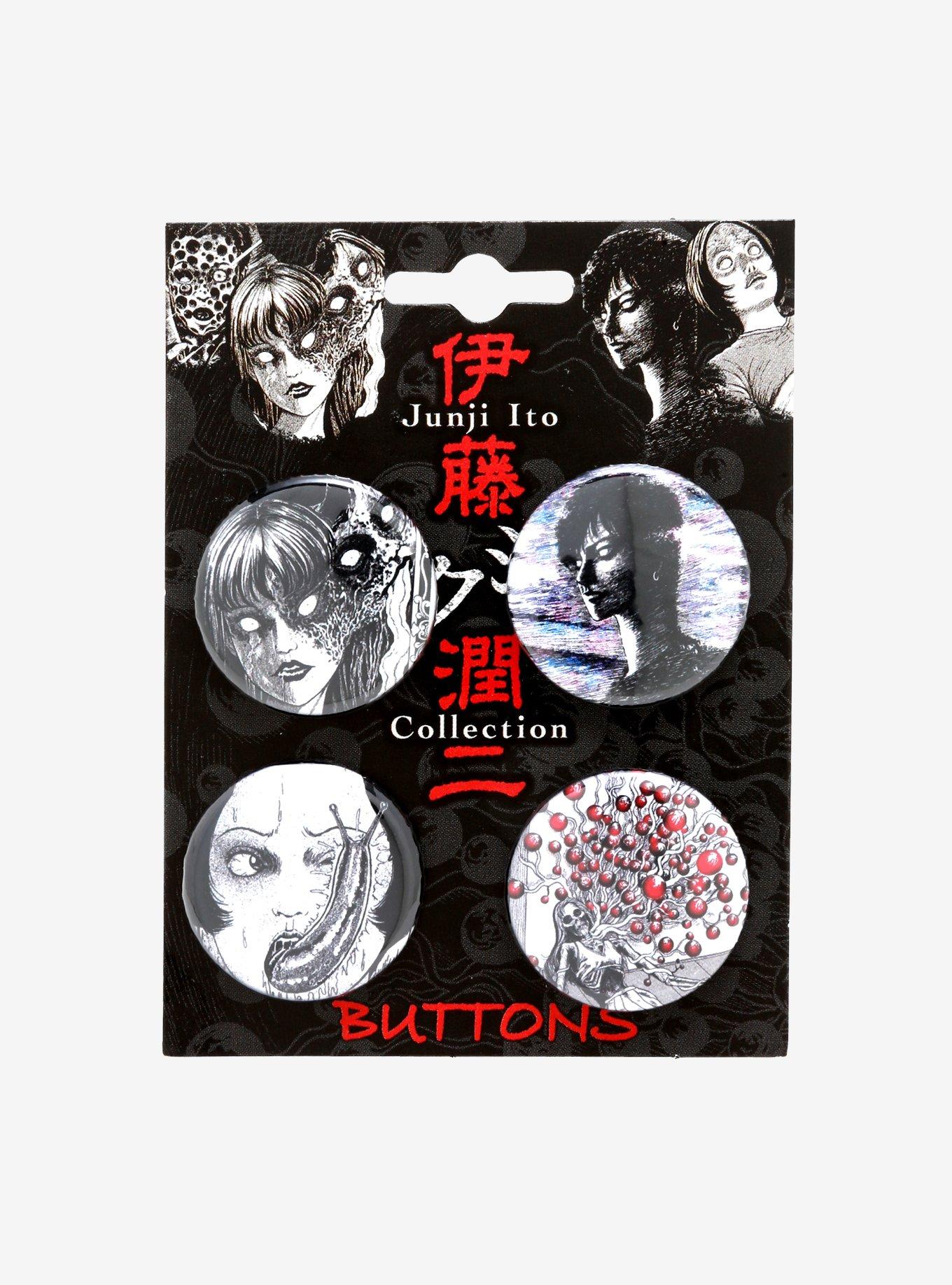 Junji Ito Collection Button Set, , alternate