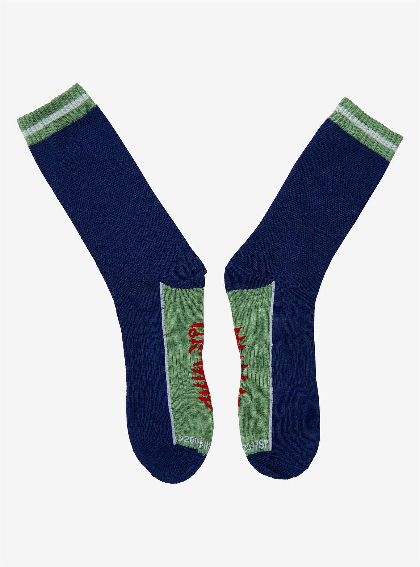 Naruto Shippuden Sharingan Crew Socks - BoxLunch Exclusive, , alternate