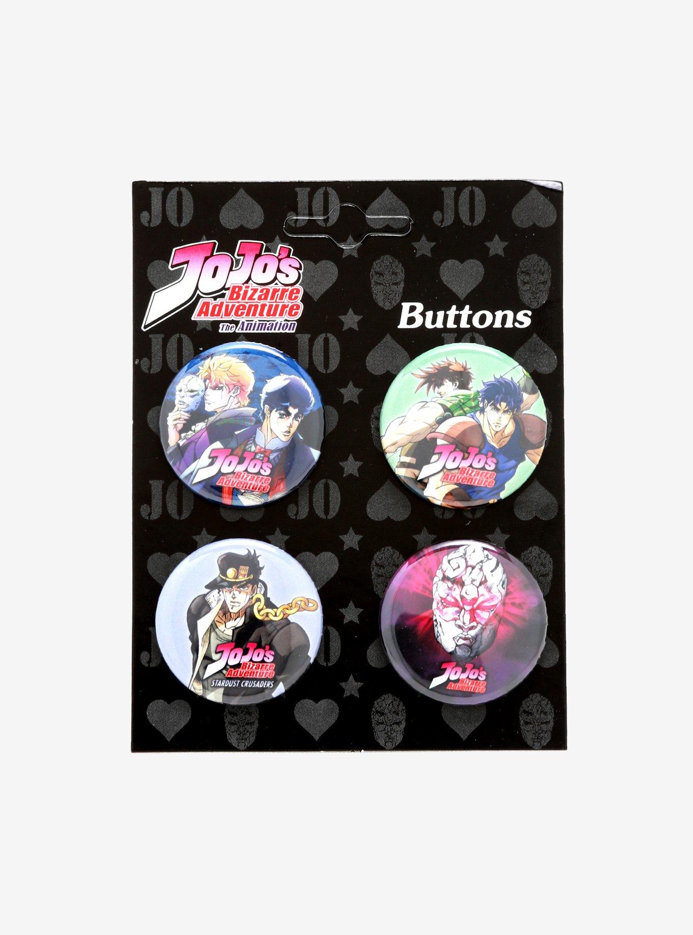 JoJo's Bizarre Adventure Characters Button Set, , alternate