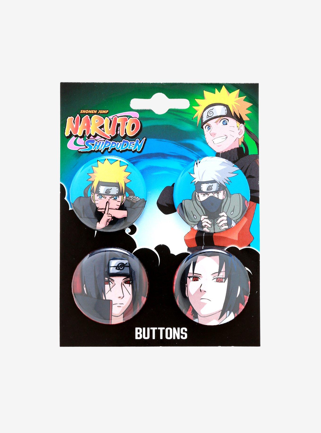 Naruto Shippuden Character Button Set, , alternate