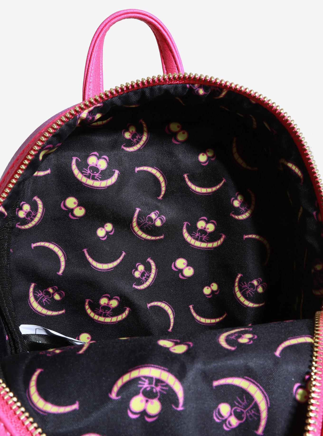Loungefly Alice in Wonderland Cheshire Cat Figural Mini Backpack, , alternate