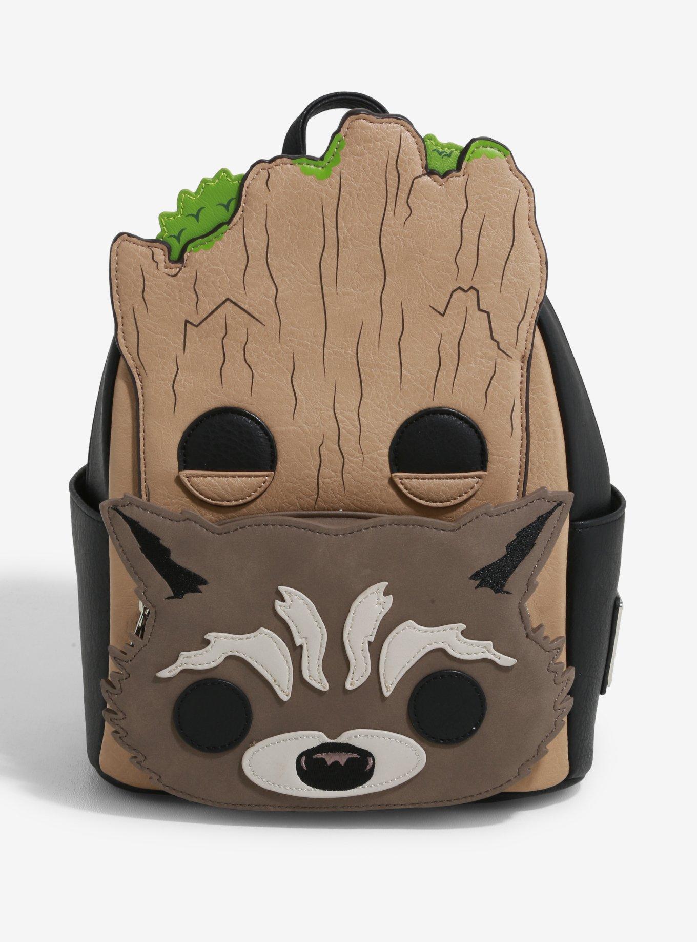 Loungefly Pop! Marvel Guardians of the Galaxy Groot & Rocket Mini Backpack, , alternate