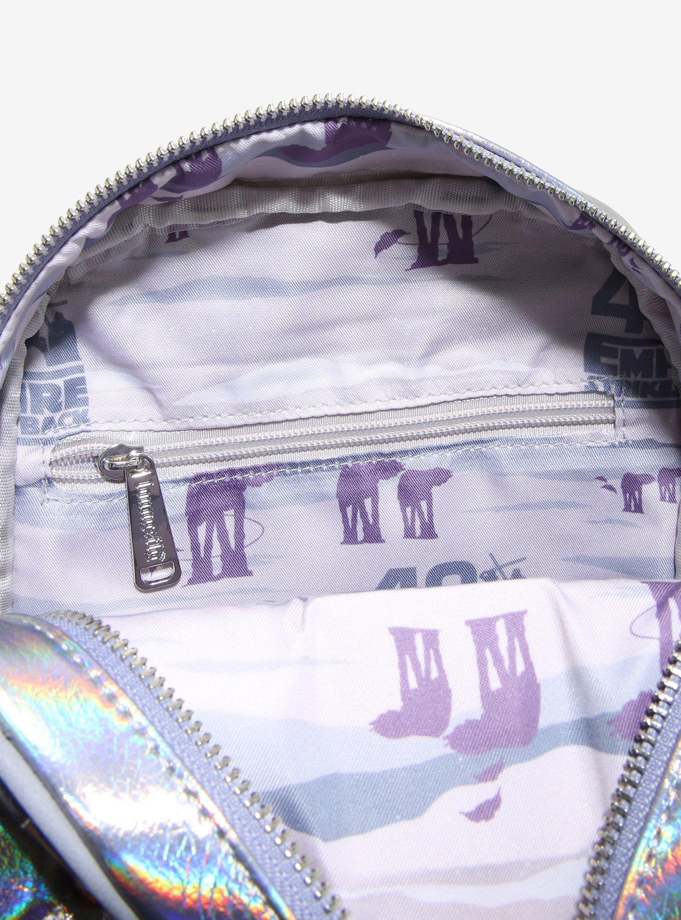 Loungefly Star Wars The Empire Strikes Back 40th Anniversary Hoth Iridescent Quilted Mini Backpack, , alternate