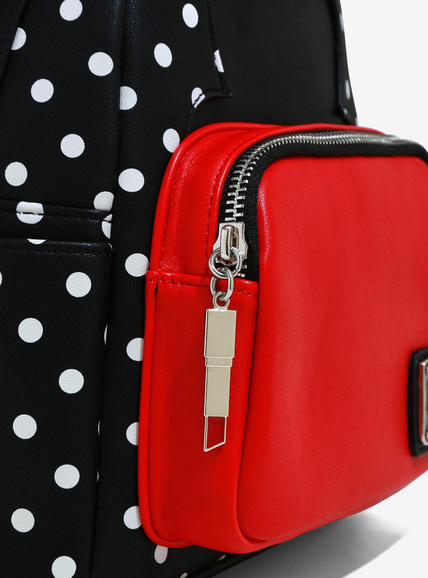 Loungefly Disney Minnie Mouse Polka Dots Mini Backpack, , alternate