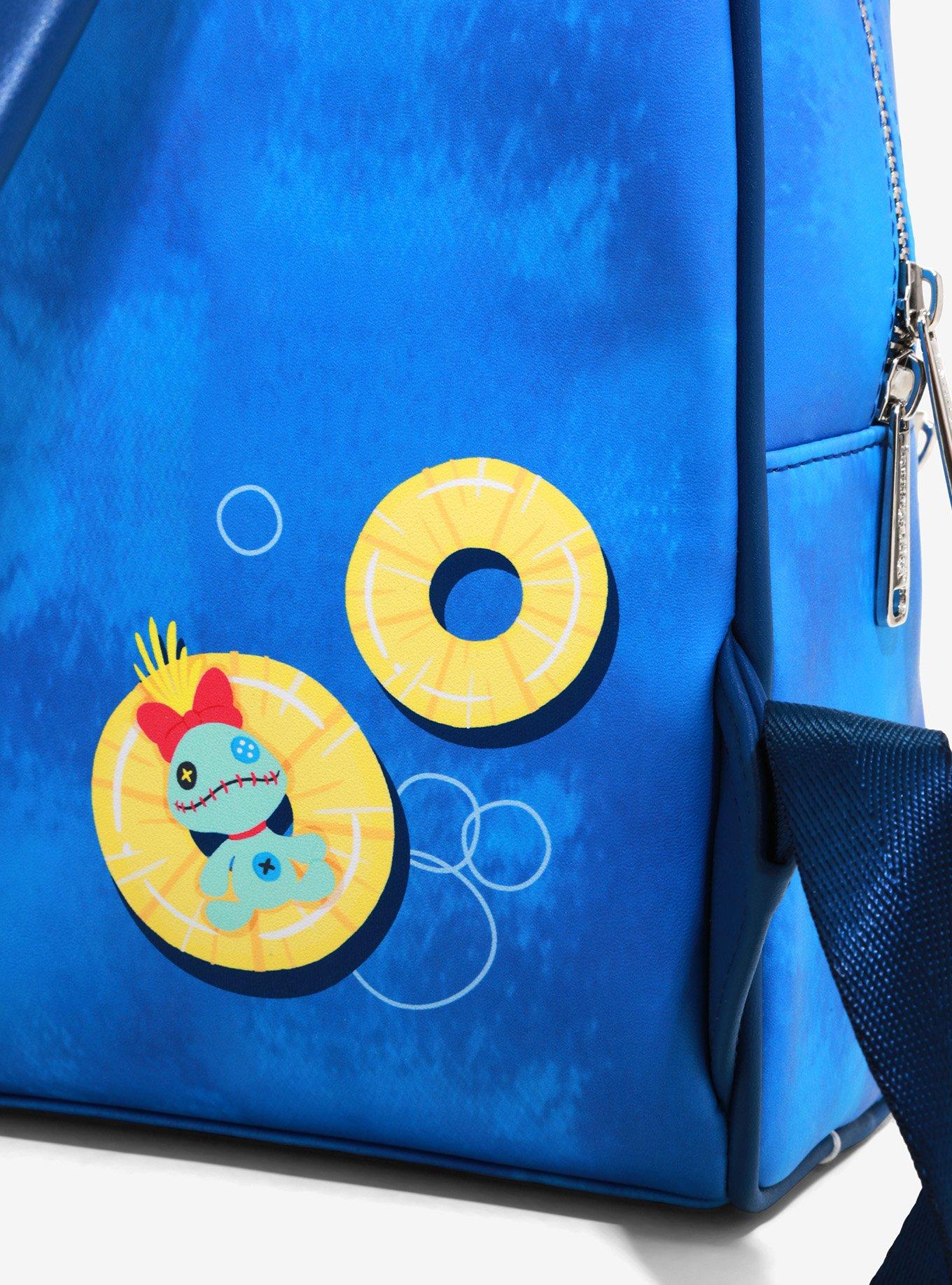 Loungefly Disney Lilo & Stitch Pineapple Floaty Mini Backpack, , alternate