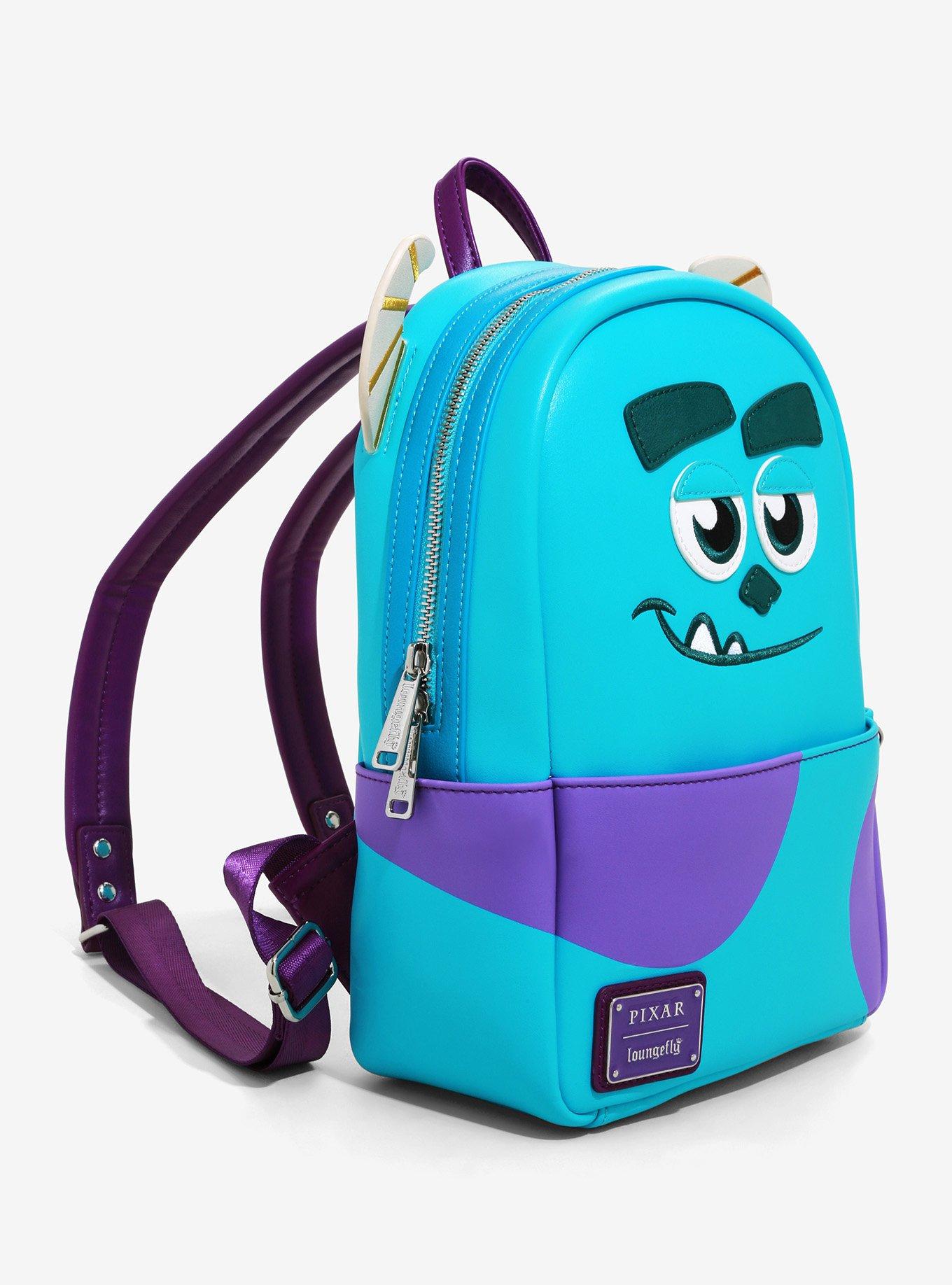 Loungefly Disney Pixar Monsters, Inc Doors Mini Backpack Sulley Mike Boo  Randall