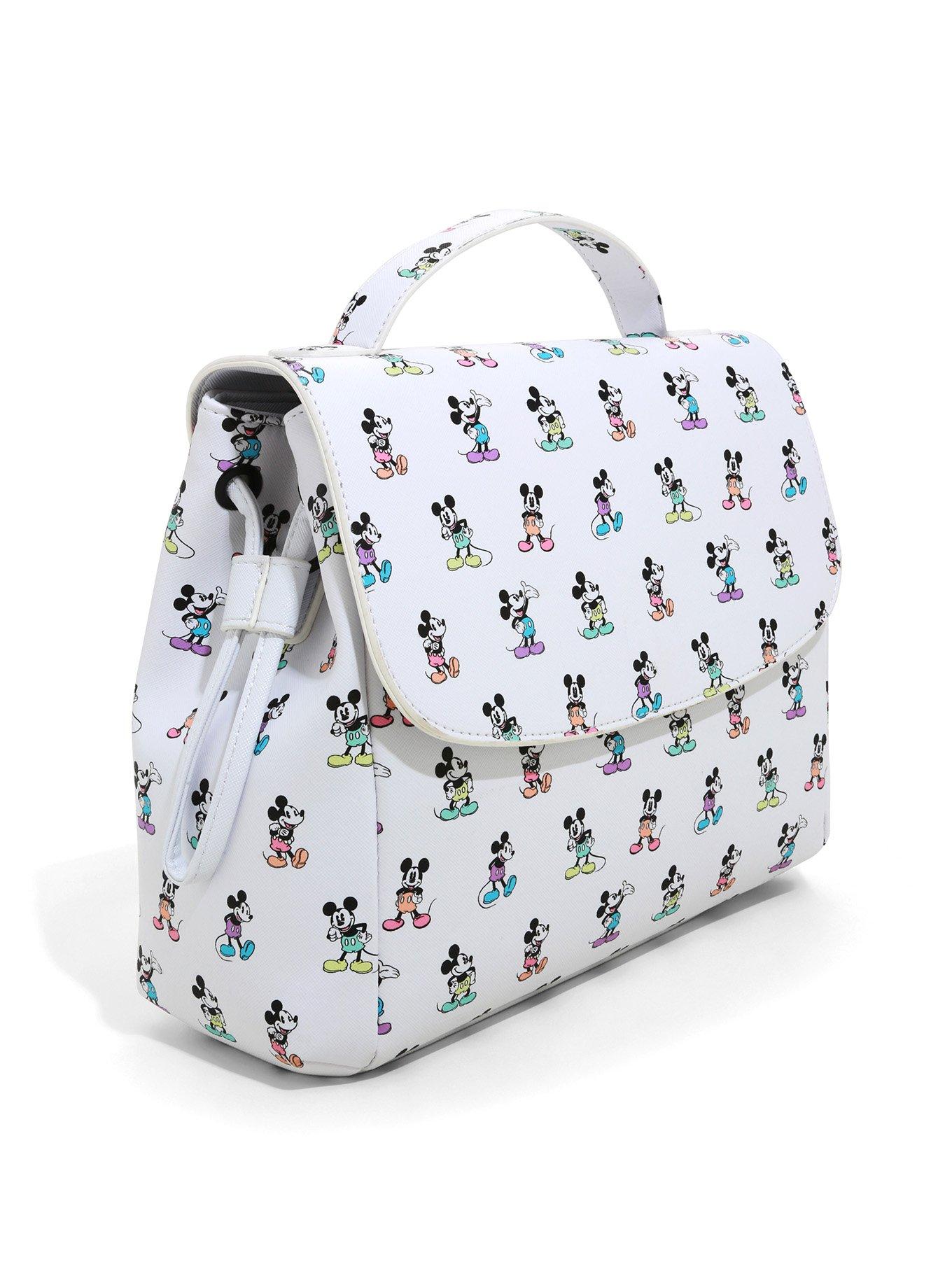 Loungefly Disney Mickey Mouse Pastel Poses Crossbody Bag, , alternate