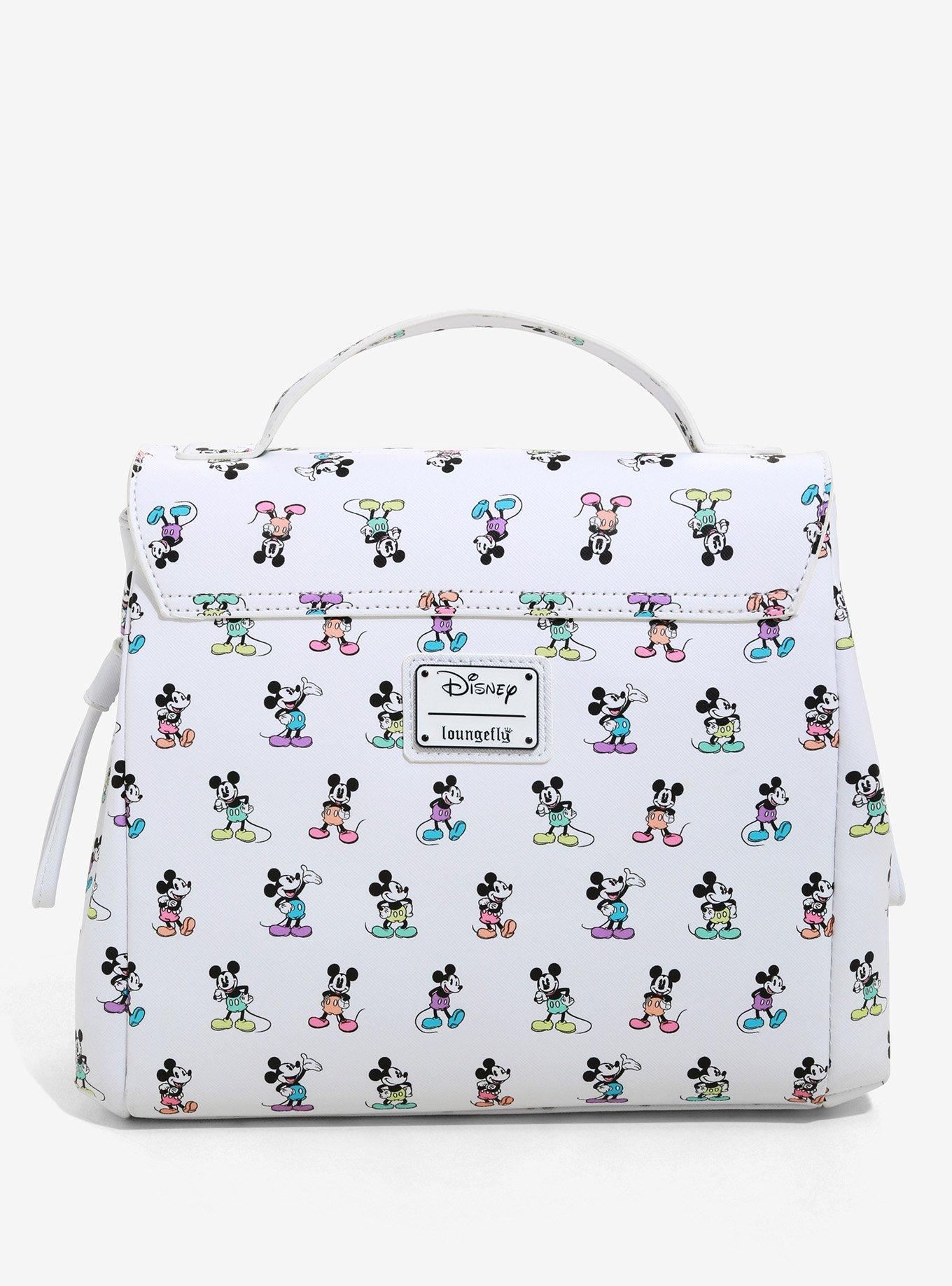 Loungefly Disney Mickey Mouse Pastel Poses Crossbody Bag, , alternate