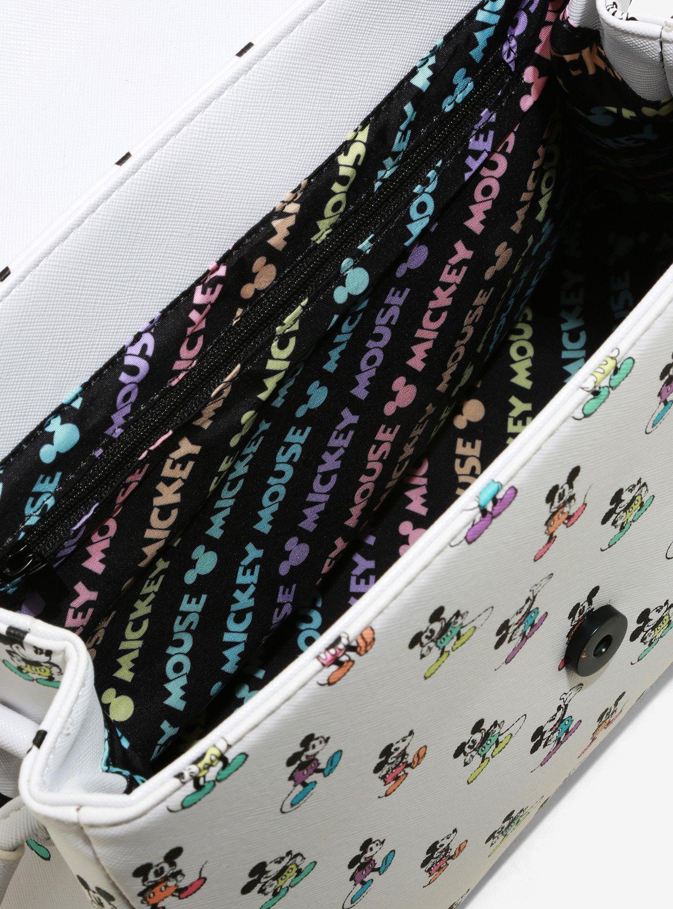 Loungefly Disney Mickey Mouse Pastel Poses Crossbody Bag, , alternate