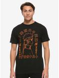 Naruto Shippuden Orange & Black T-Shirt, BLACK, alternate