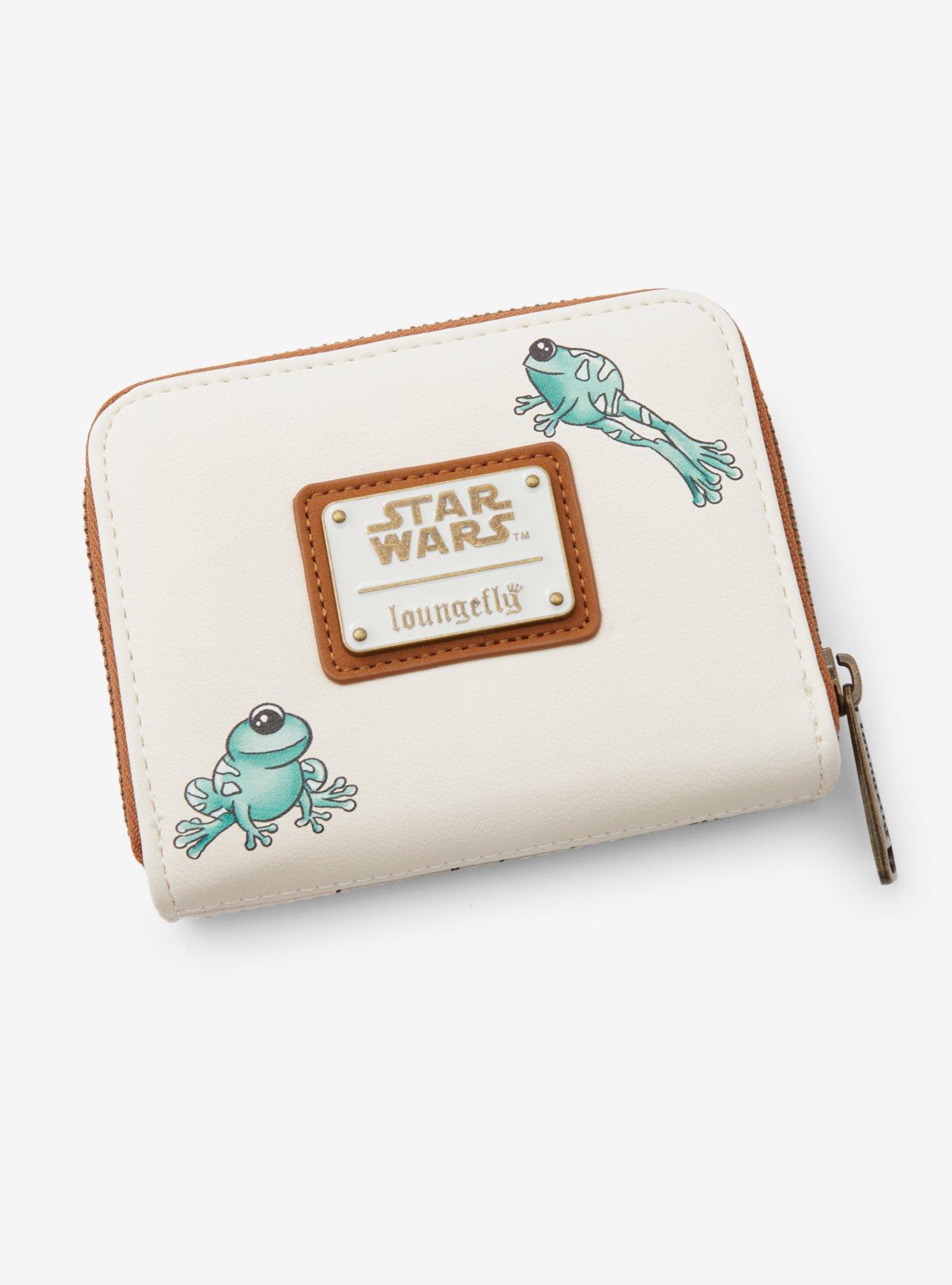 Loungefly Star Wars The Mandalorian The Child with Frogs Small Zip Wallet - BoxLunch Exclusive, , alternate