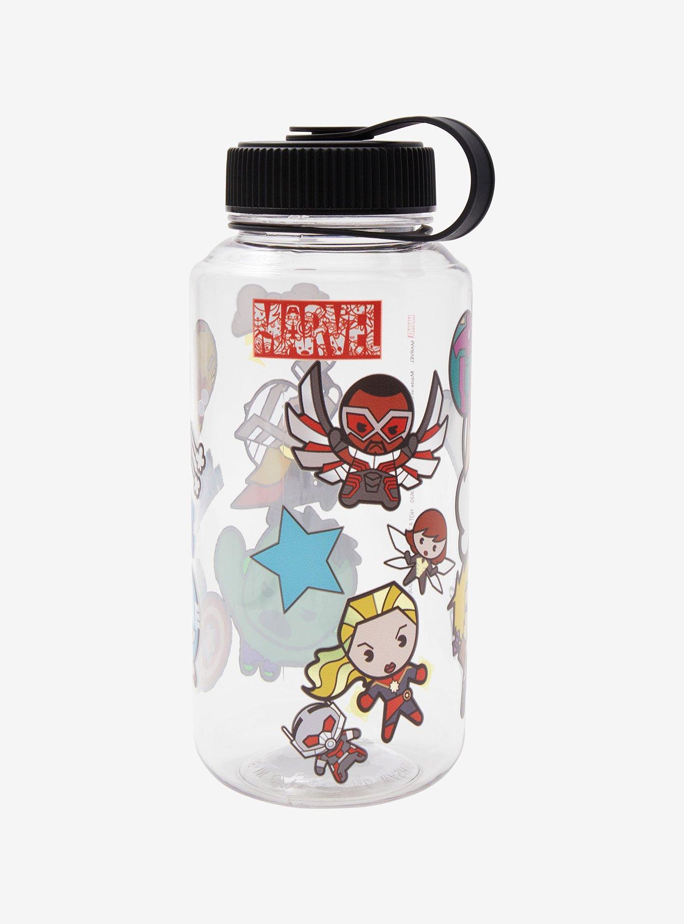 Marvel Avengers Chibi Sticker Water Bottle, , alternate