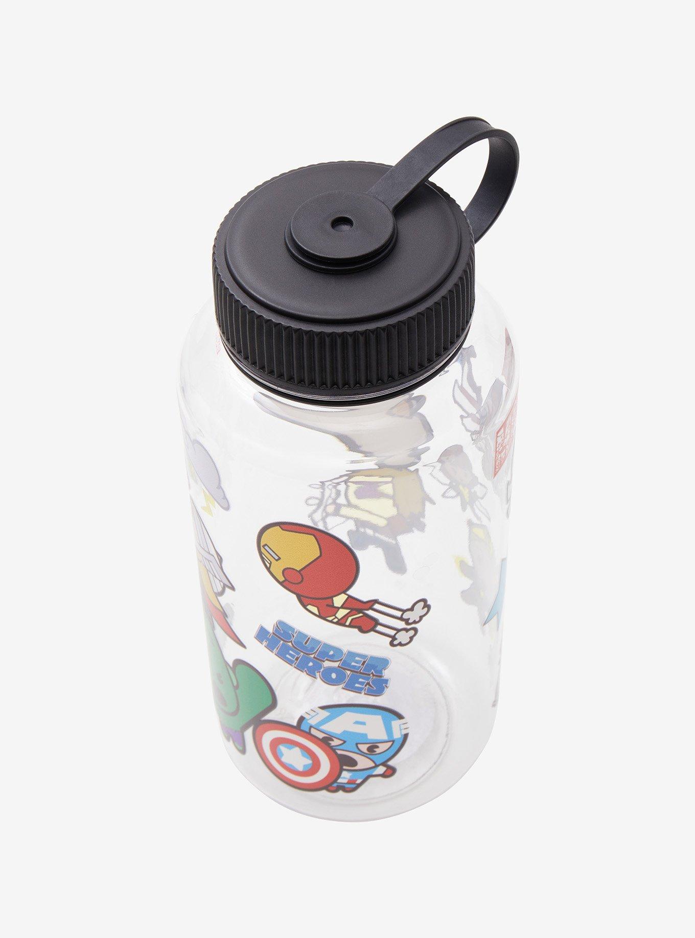 Marvel Avengers Chibi Sticker Water Bottle, , alternate