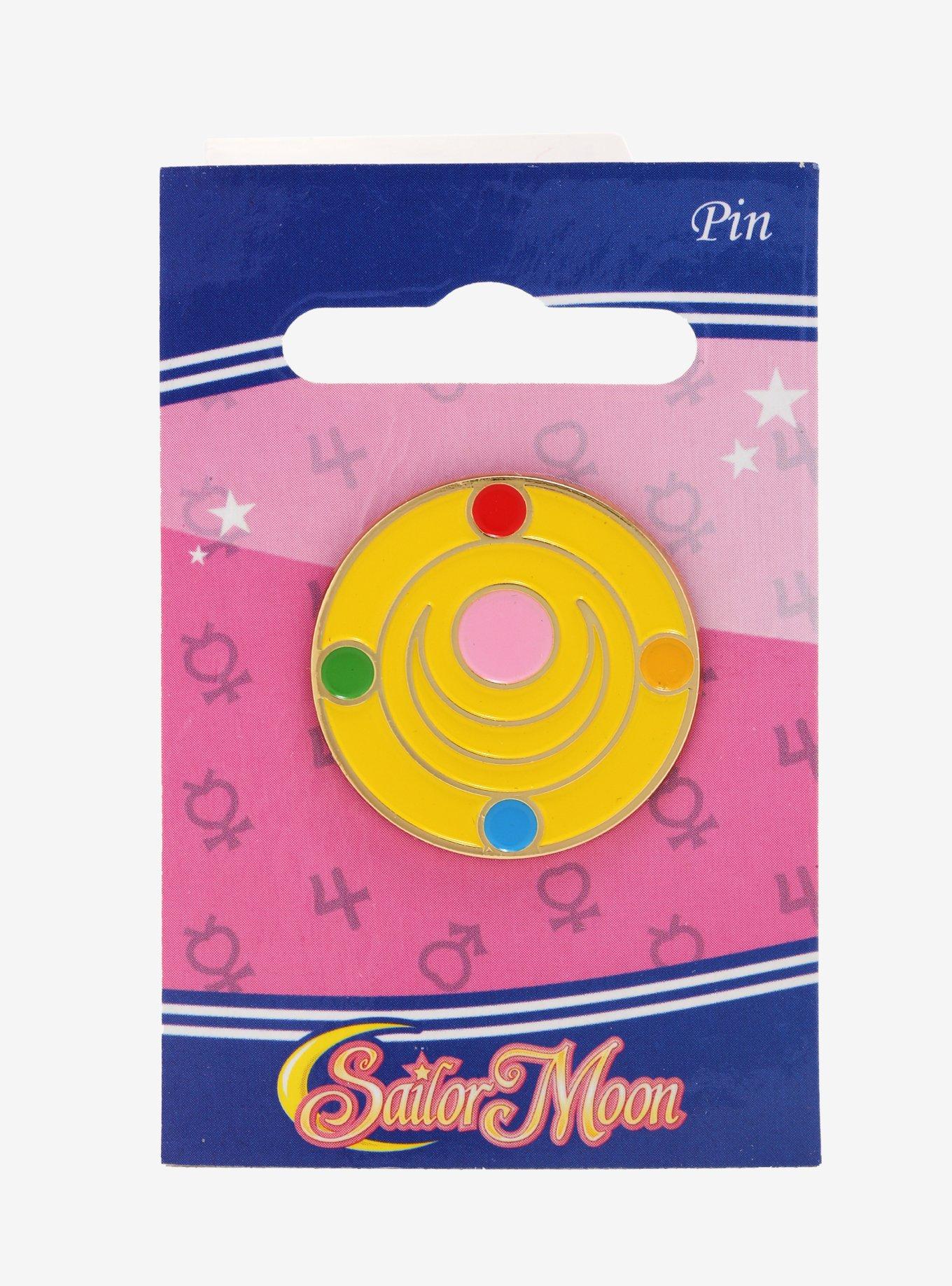 Sailor Moon Transformation Brooch Enamel Pin, , alternate