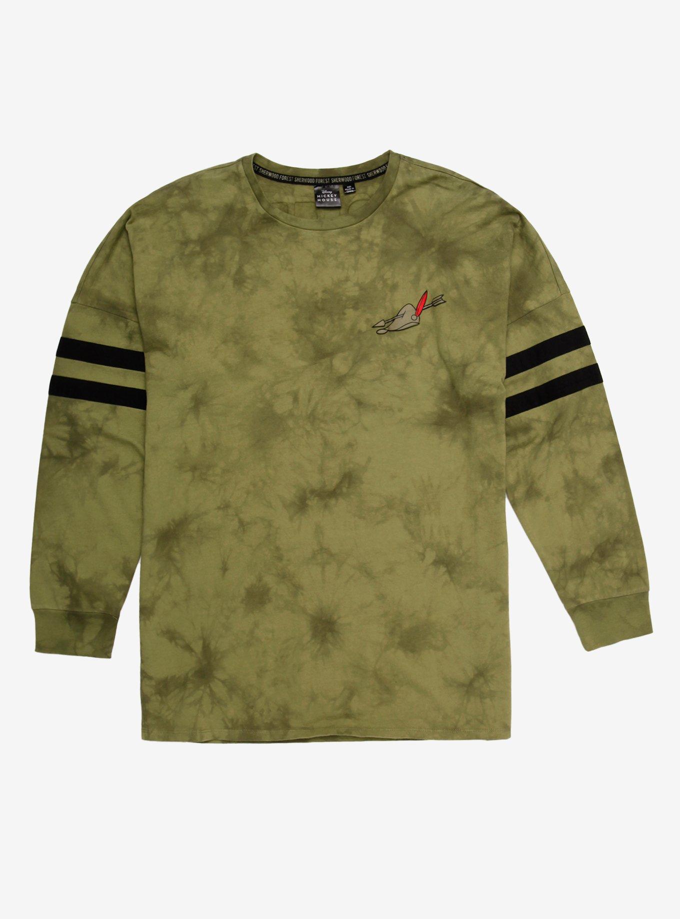 Disney Robin Hood Sherwood Forest Tie-Dye Hype Jersey - BoxLunch Exclusive, RED, alternate