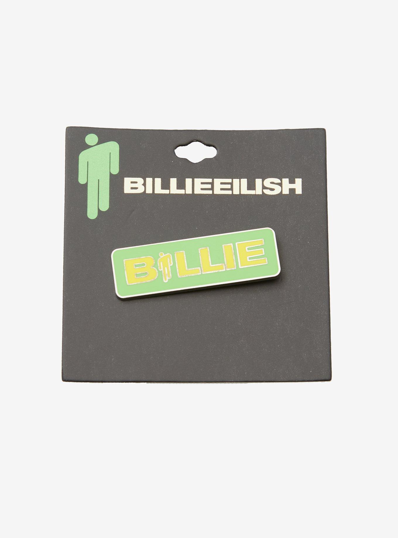 Billie Eilish Neon Green Enamel Pin, , alternate