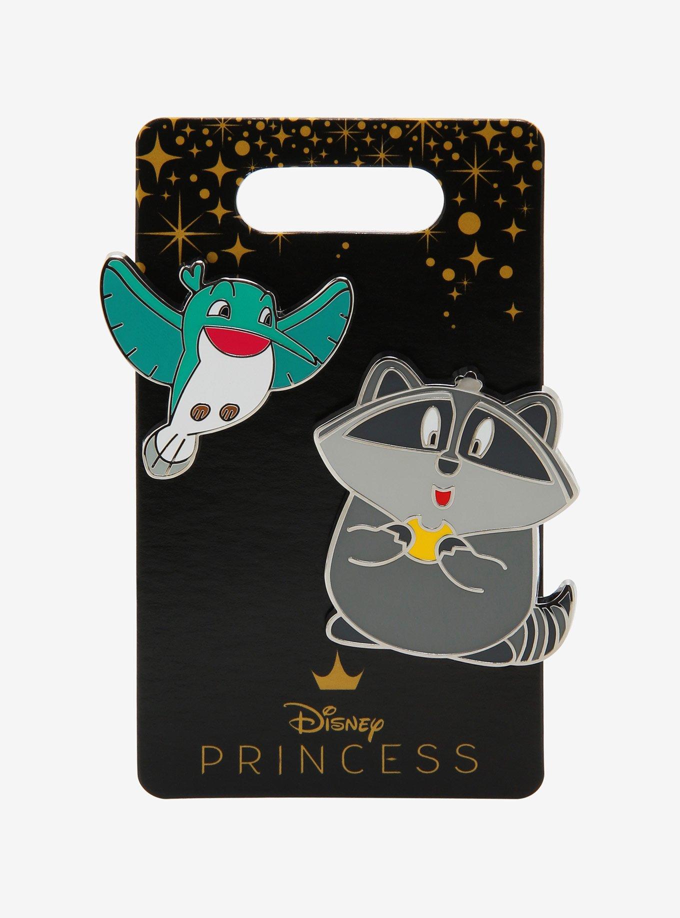 Disney Princess Pocahontas Meeko & Flit Recycled Enamel Pin Set - BoxLunch Exclusive, , alternate