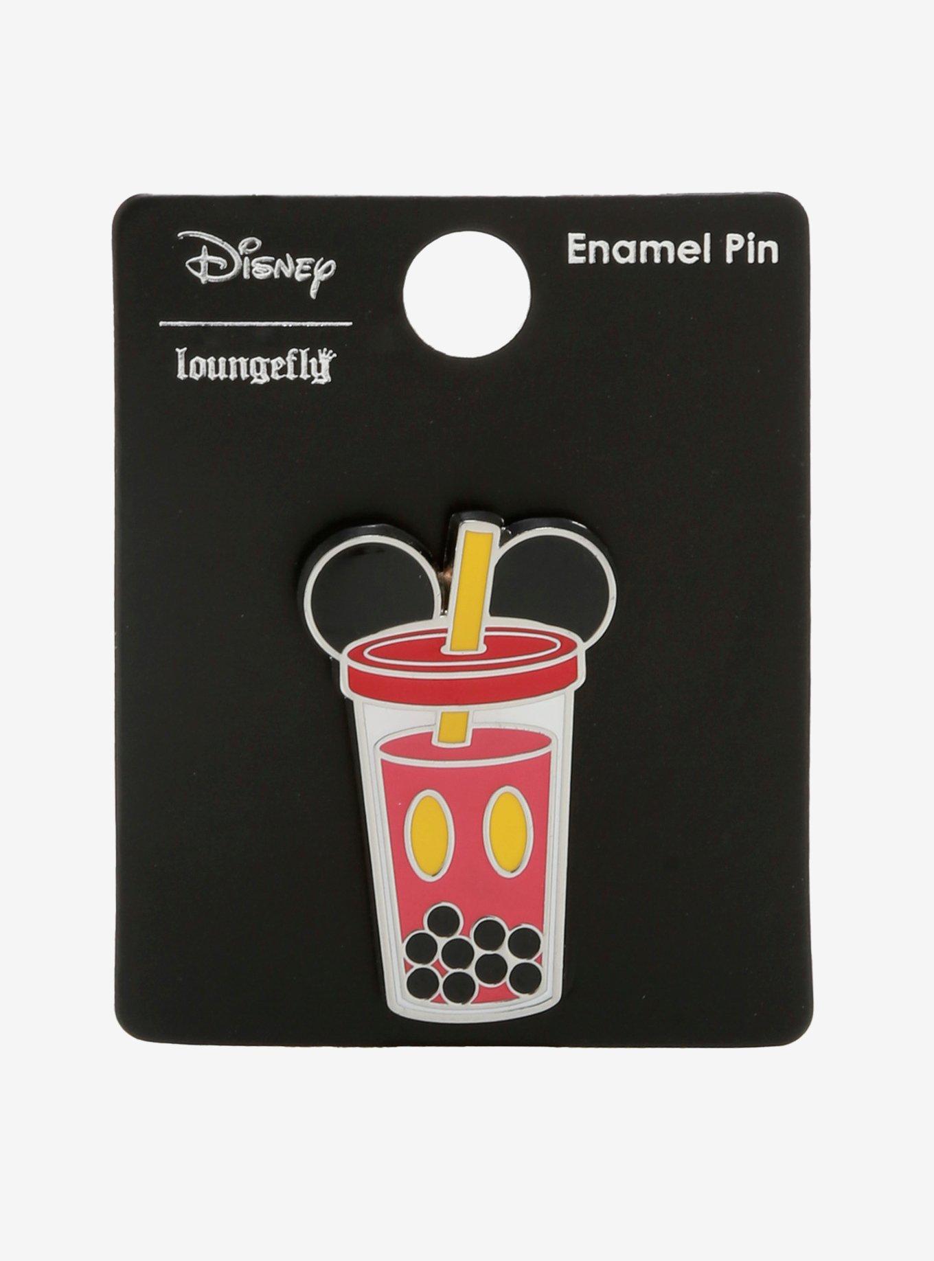 Loungefly Disney Mickey Mouse Boba Cup Enamel Pin - BoxLunch Exclusive, , alternate