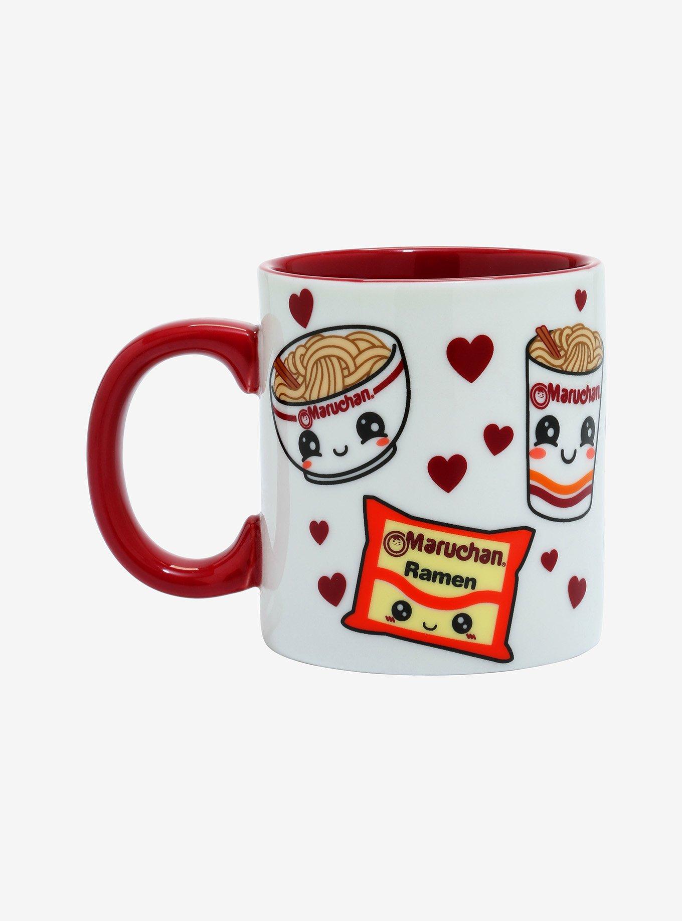 Maruchan Chibi Hearts Mug - BoxLunch Exclusive, , alternate