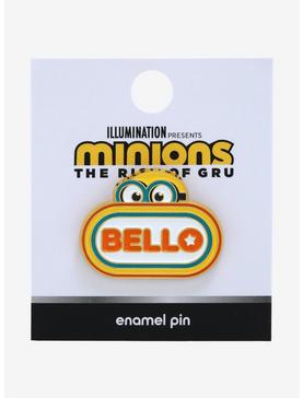 Minions Bello Tag Enamel Pin - BoxLunch Exclusive, , hi-res