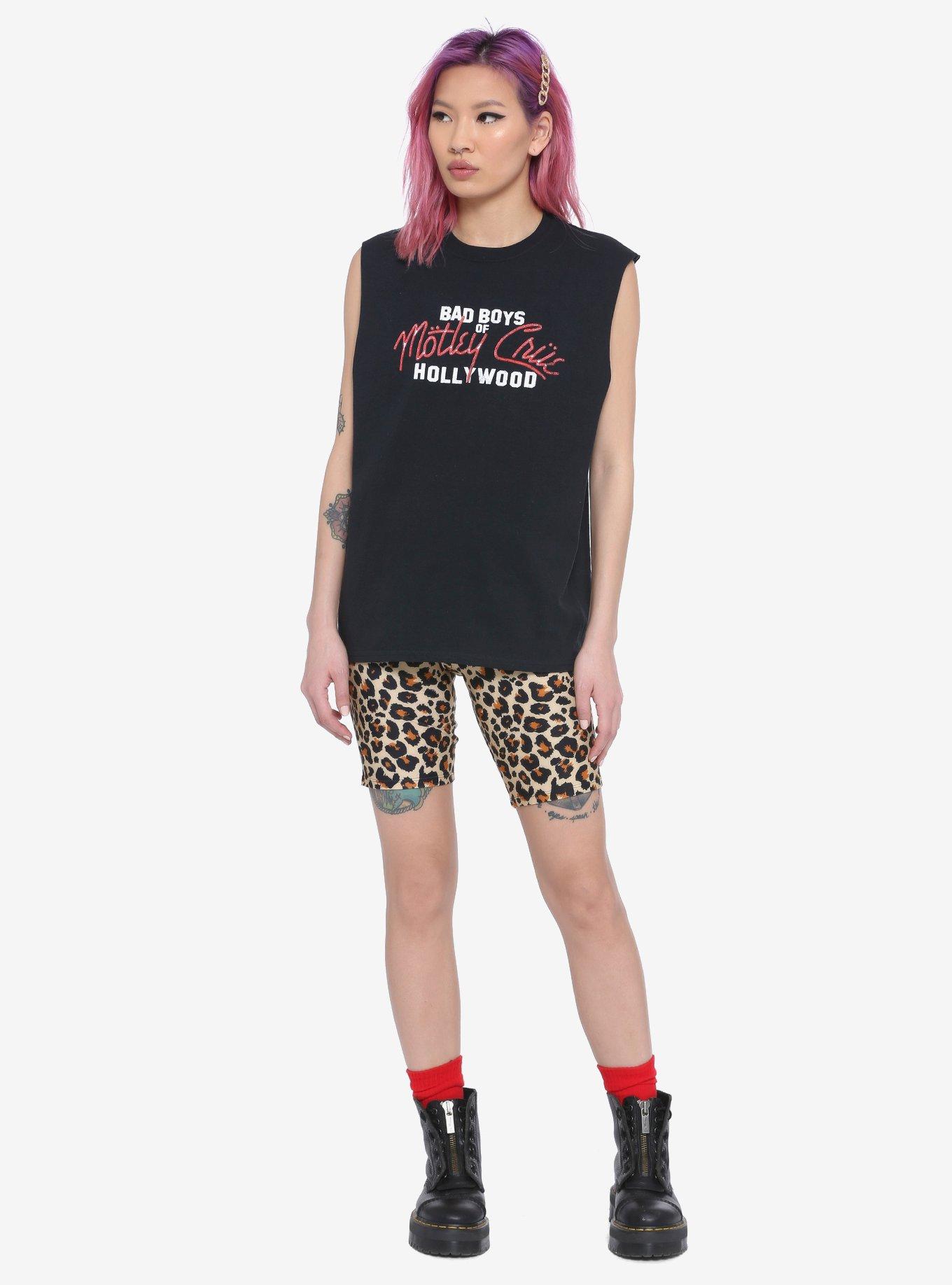 Motley Crue Bad Boys Of Hollywood Girls Muscle Top, BLACK, alternate