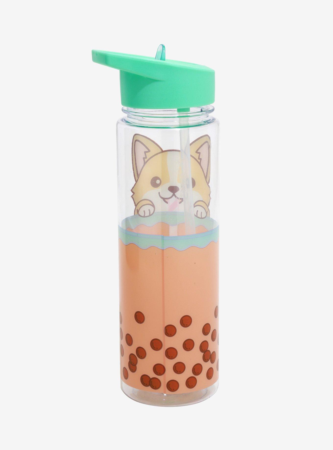 Corgi Boba Tea Water Bottle - BoxLunch Exclusive, , alternate