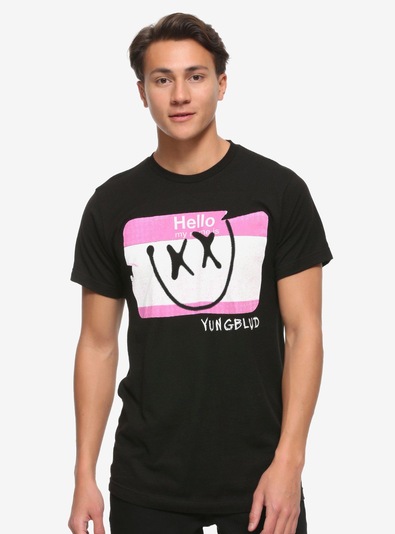 Yungblud Name Tag T-Shirt, BLACK, alternate