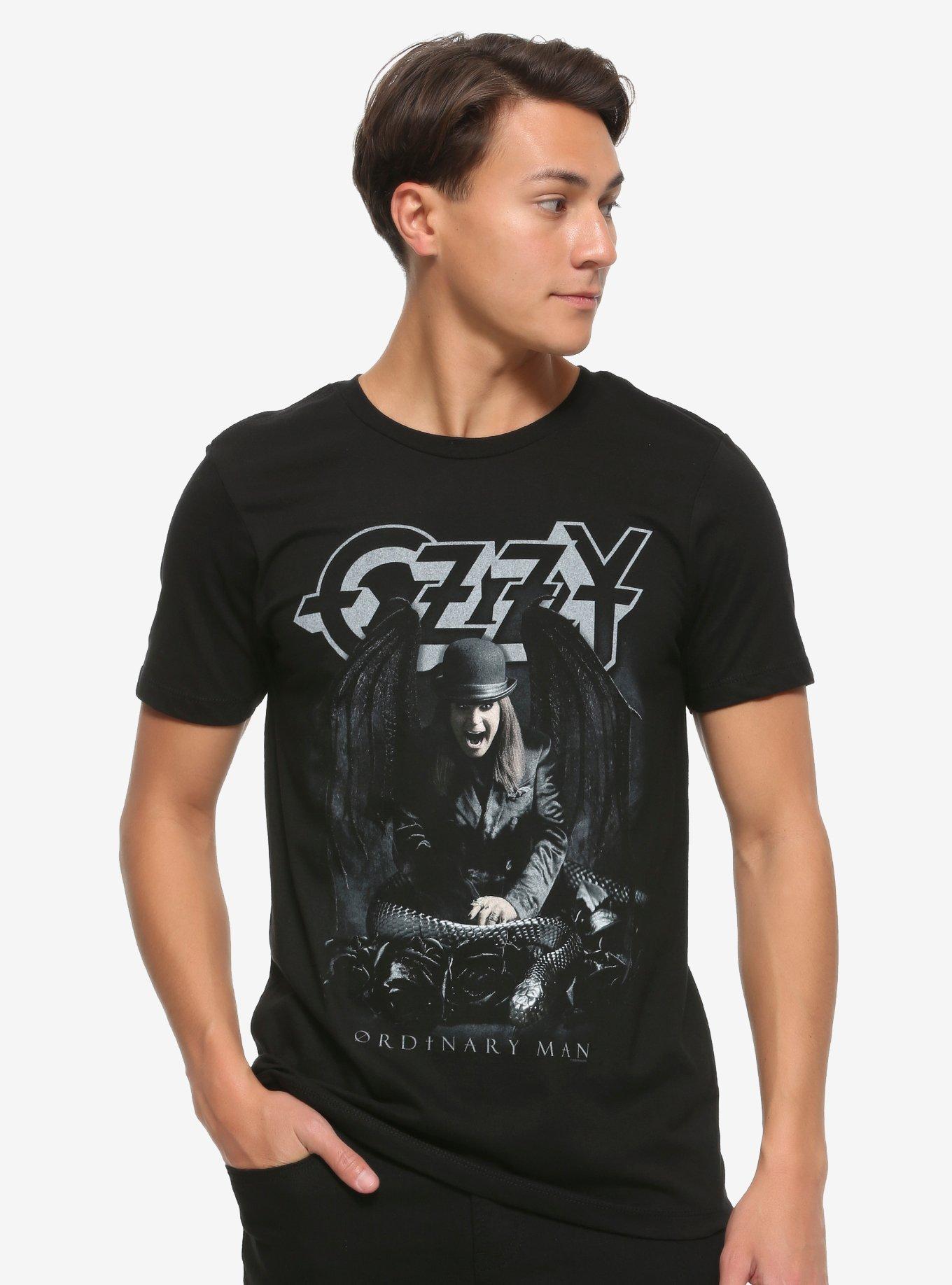 Ozzy Osbourne Ordinary Man Album Cover T-Shirt, BLACK, alternate