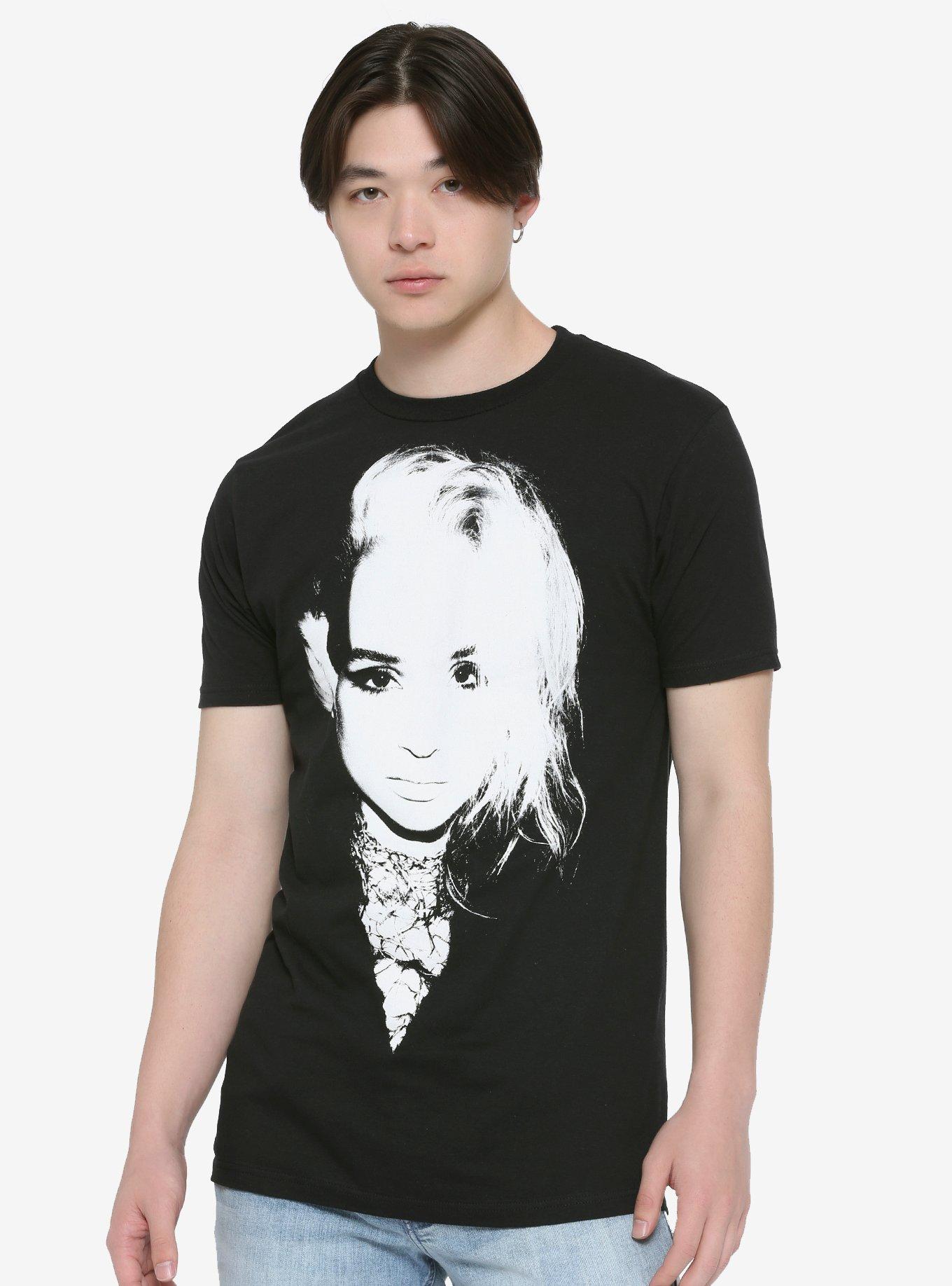 Poppy Portrait T-Shirt, BLACK, alternate