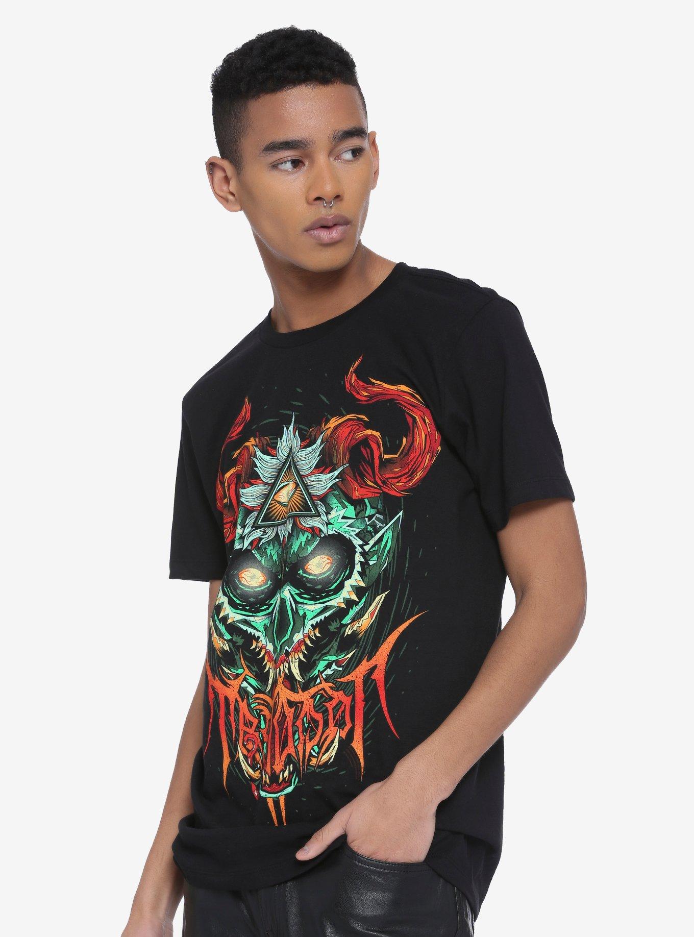 Mastodon Green Monster T-Shirt, BLACK, alternate