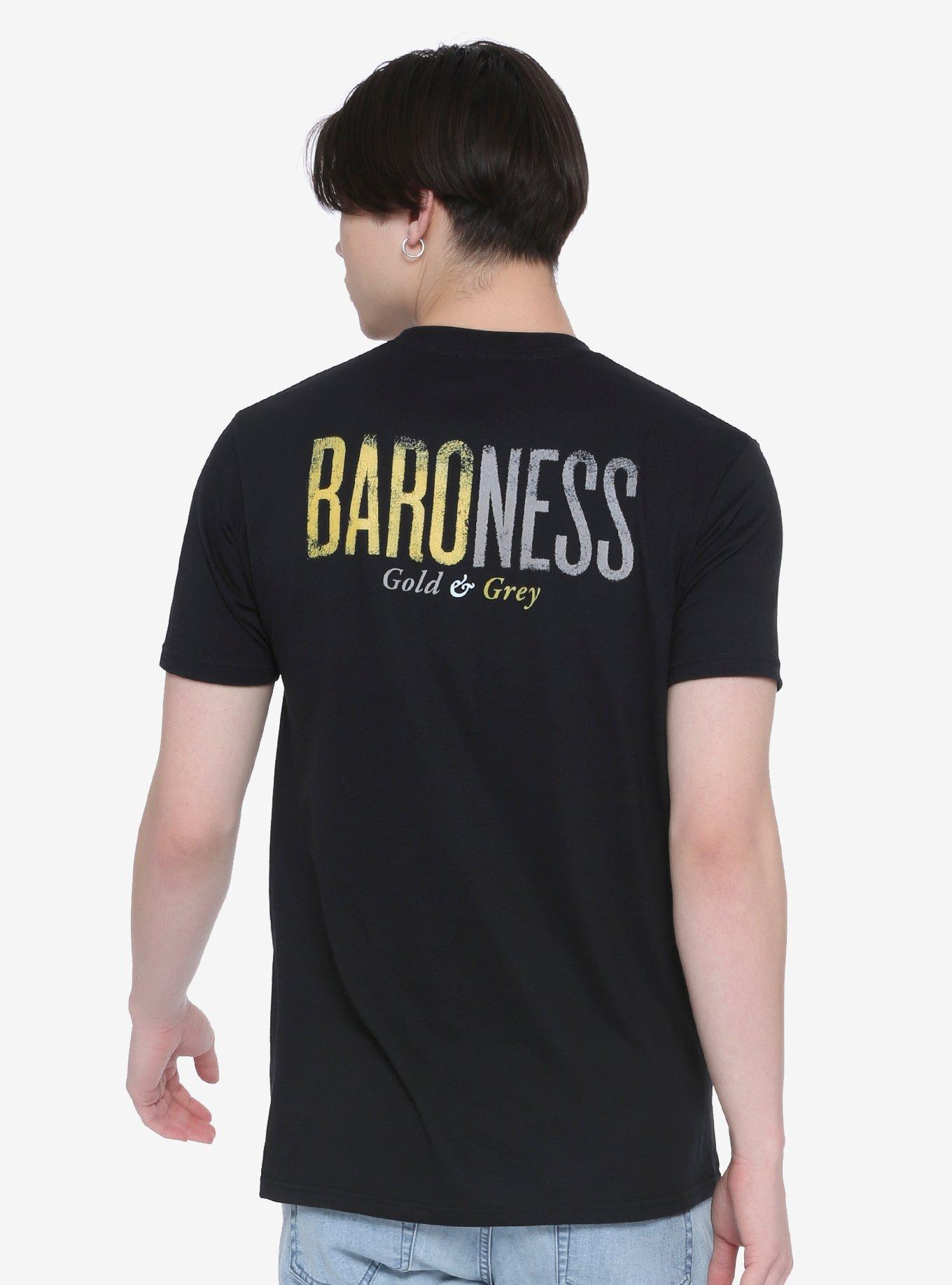 Baroness Gold & Grey Album Art T-Shirt, BLACK, alternate